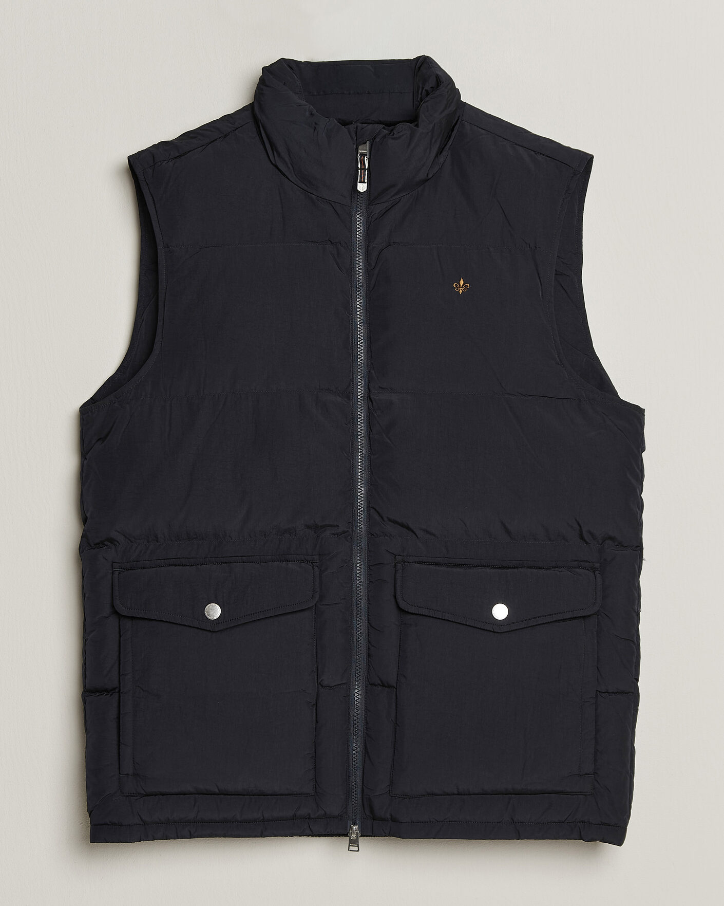 Uomini | Gilet | Morris | Lennox Puffer Vest Blue