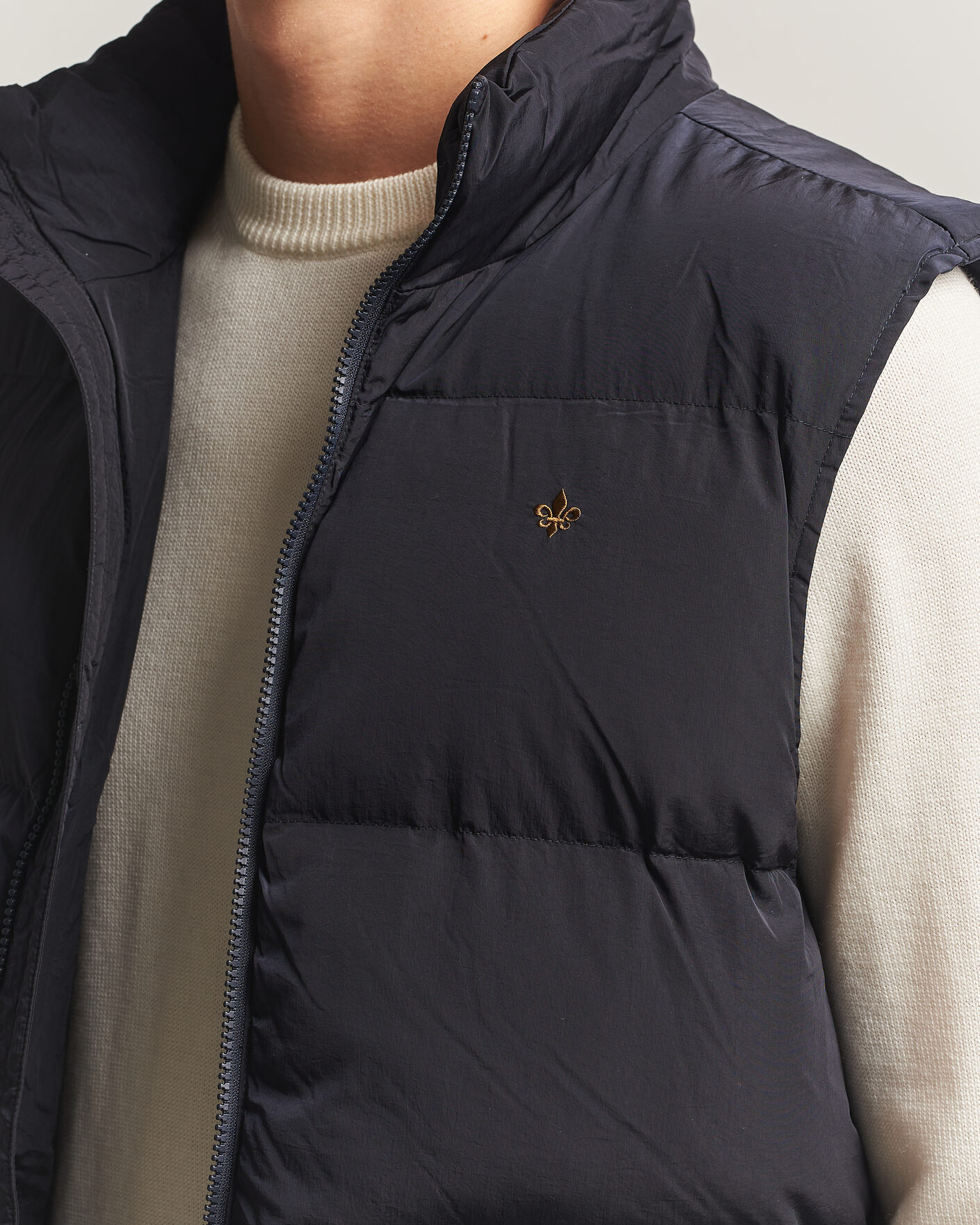 Uomini | Gilet | Morris | Lennox Puffer Vest Blue