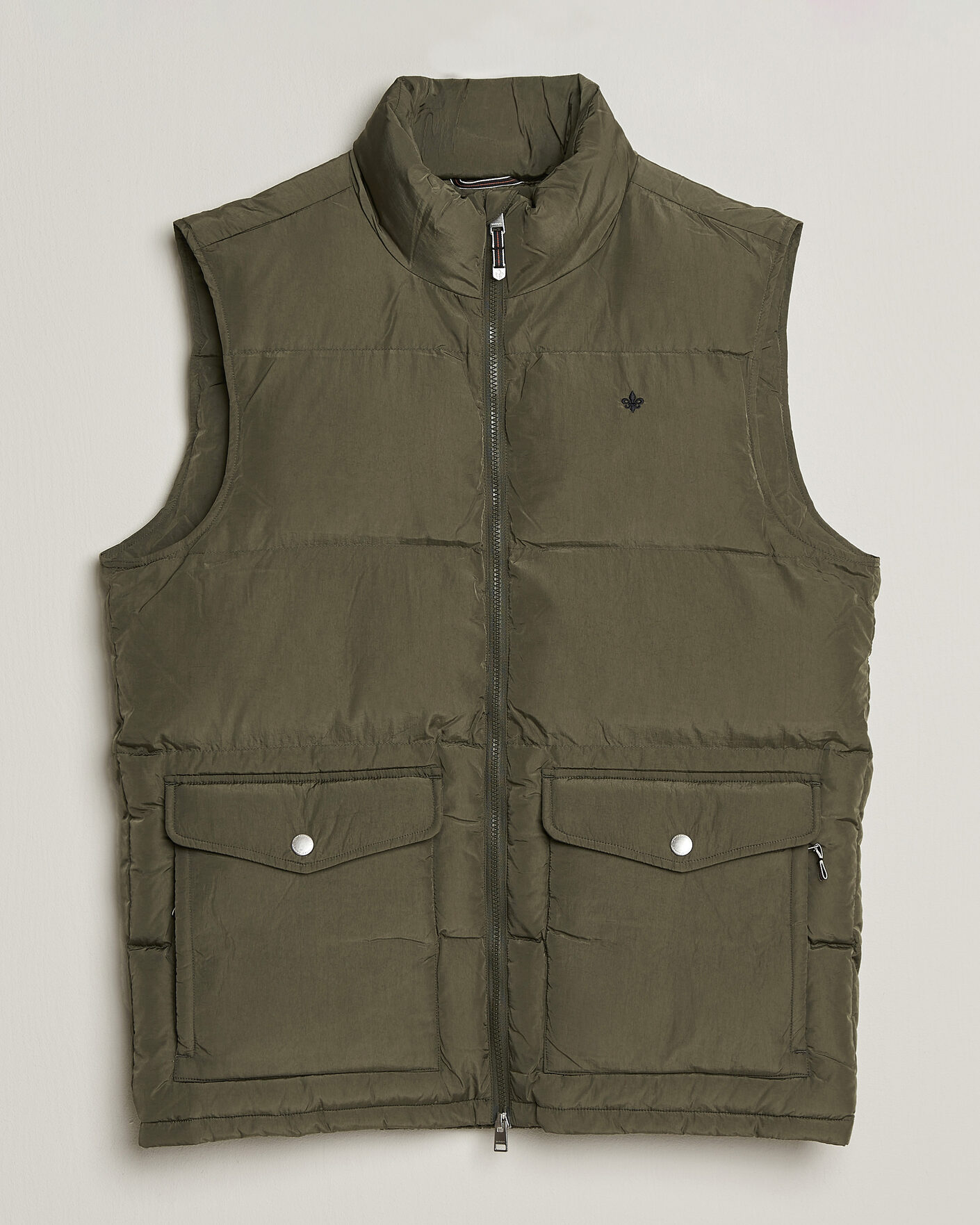 Uomini | Gilet | Morris | Lennox Puffer Vest Olive