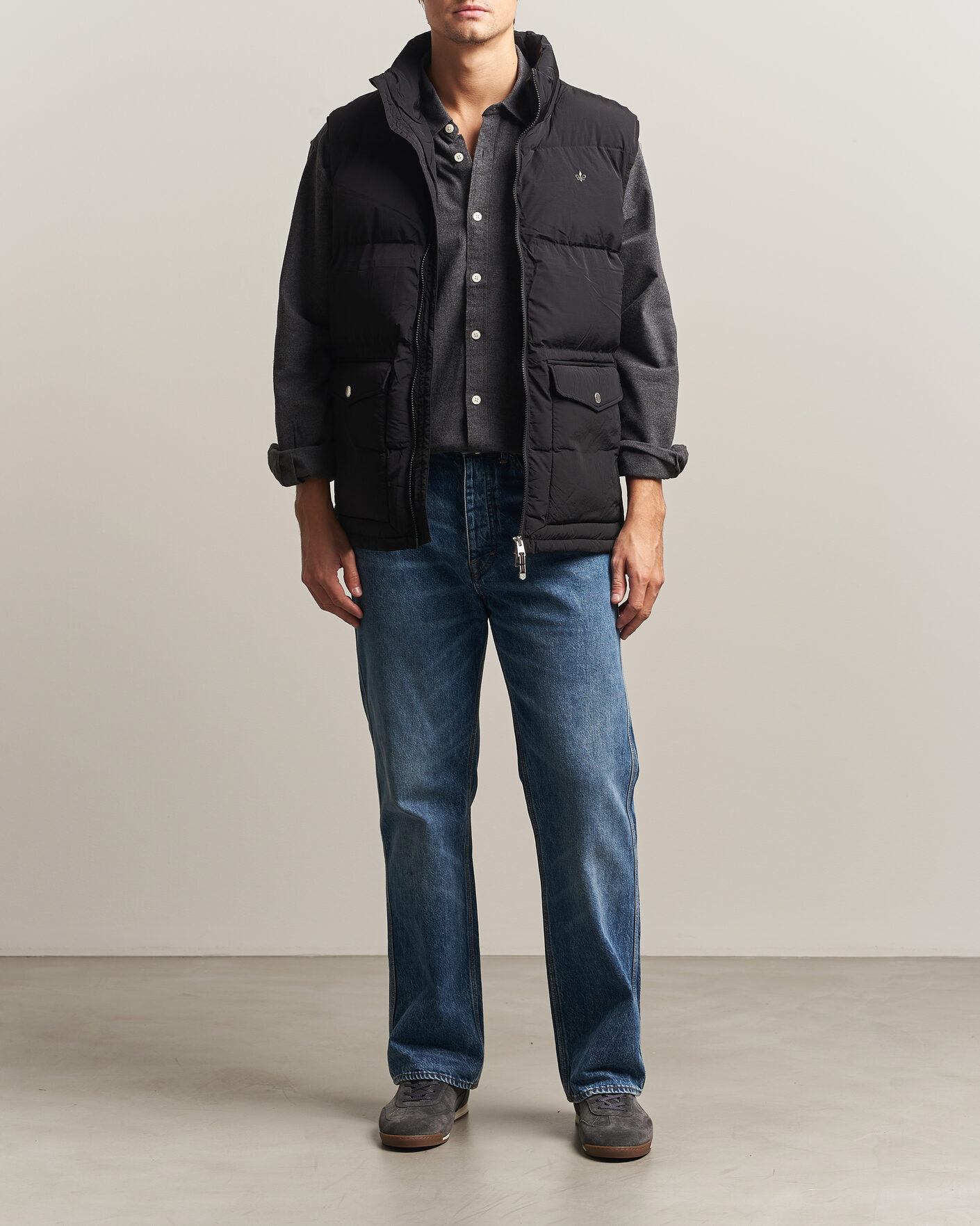 Uomini | Gilet | Morris | Lennox Puffer Vest Black