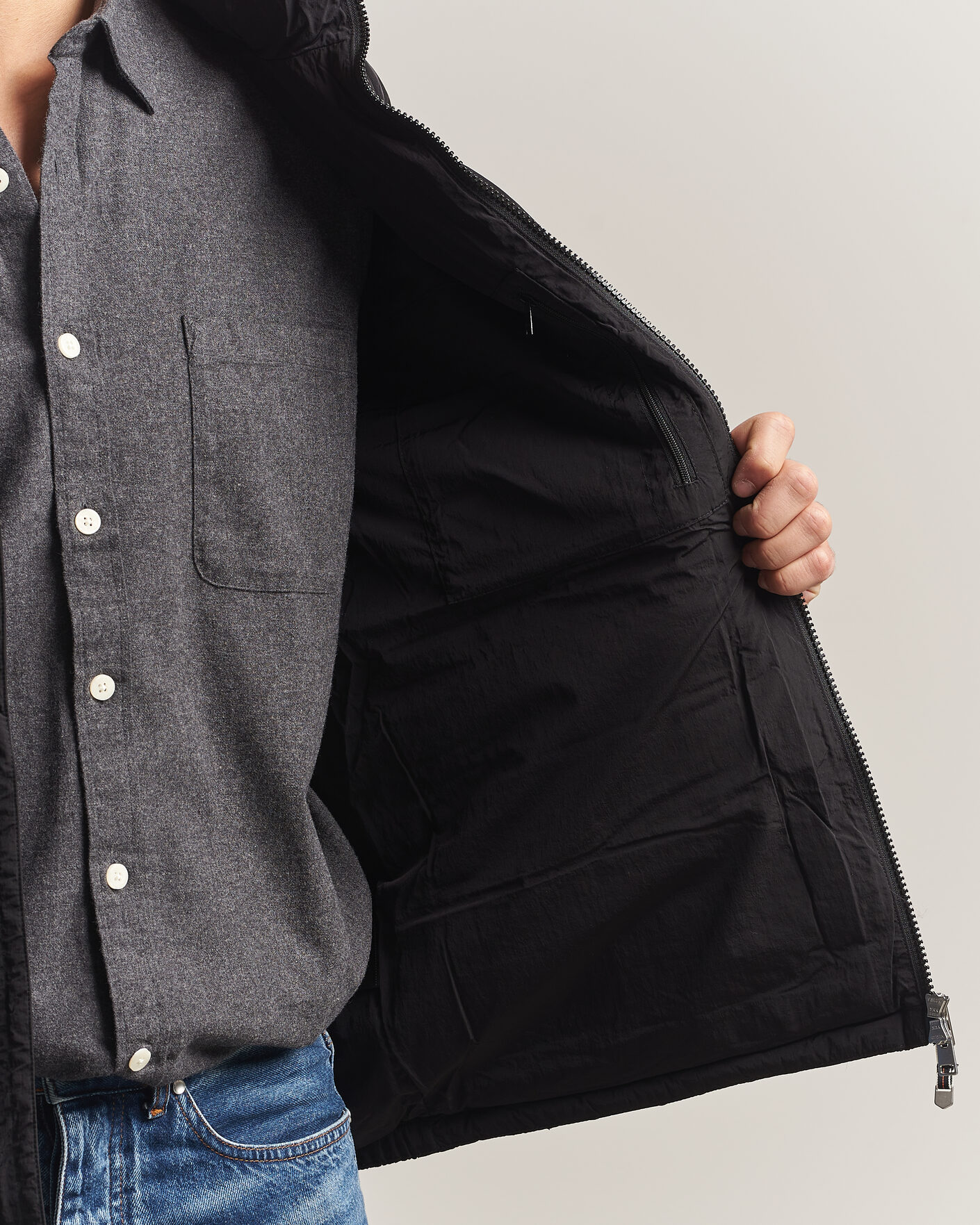 Uomini | Gilet | Morris | Lennox Puffer Vest Black