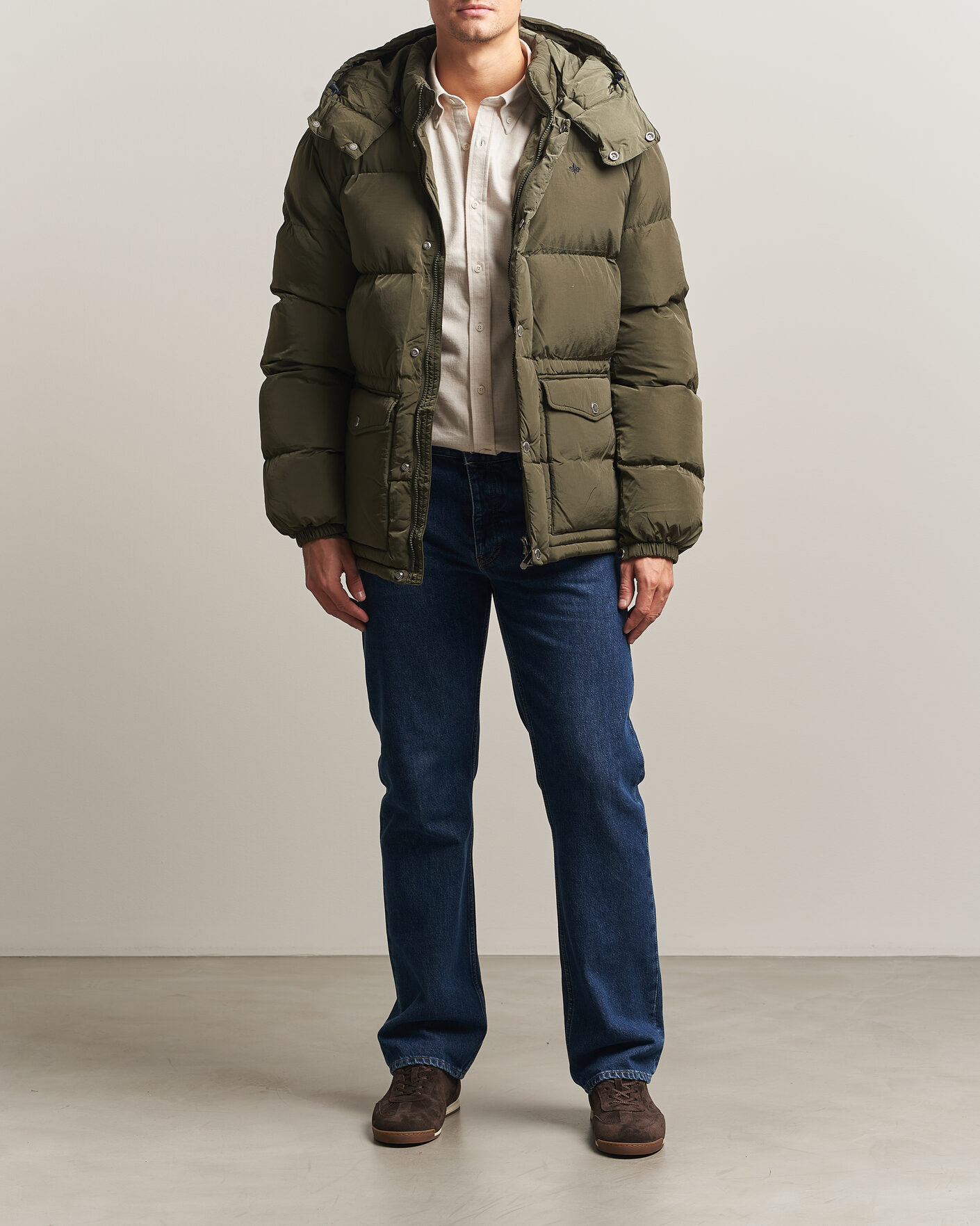 Uomini | Giacche | Morris | Lennox Puffer Jacket Olive
