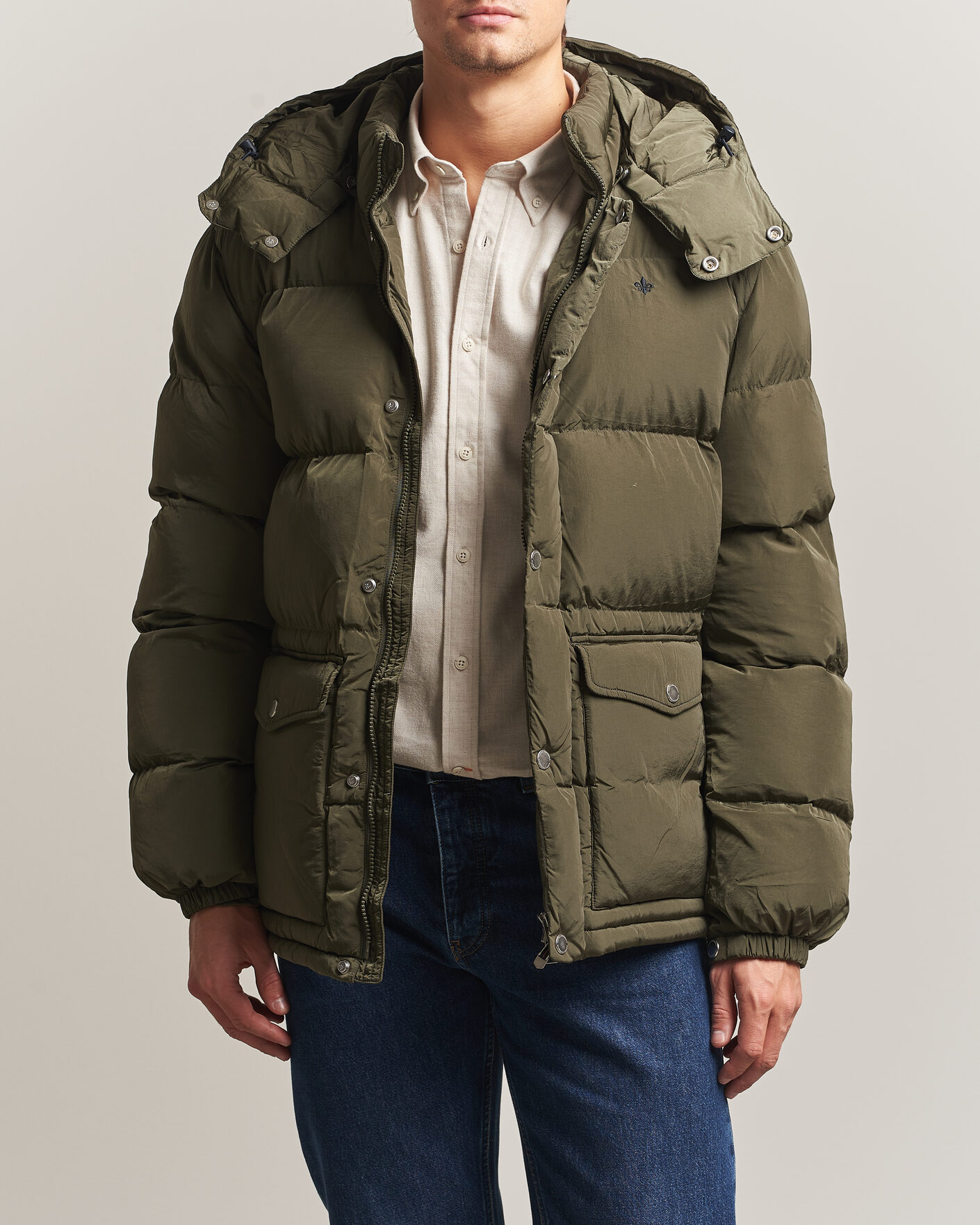 Uomini | Giacche | Morris | Lennox Puffer Jacket Olive