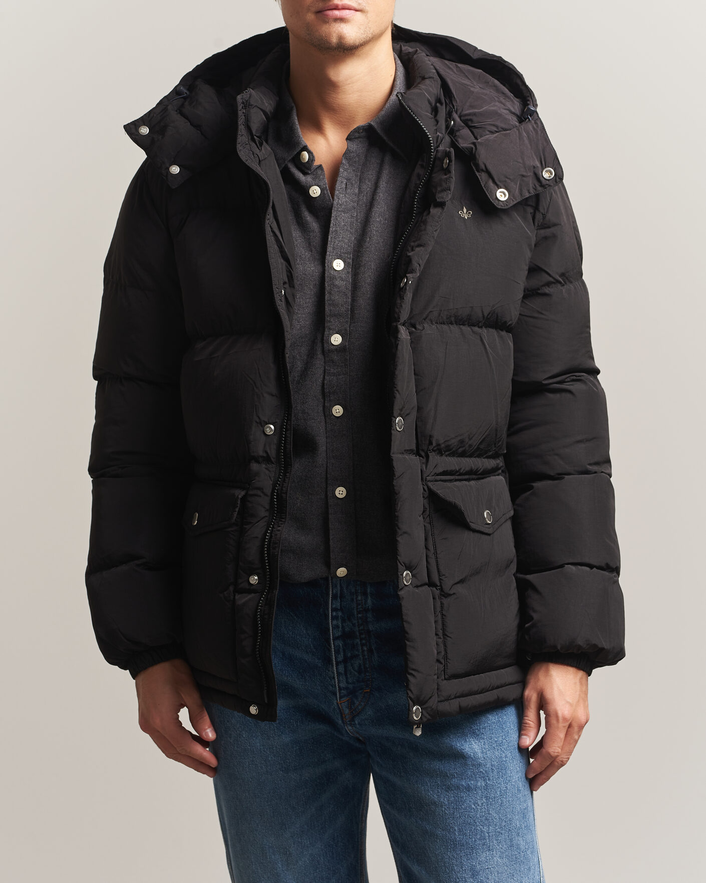 Uomini | Giacche | Morris | Lennox Puffer Jacket Black