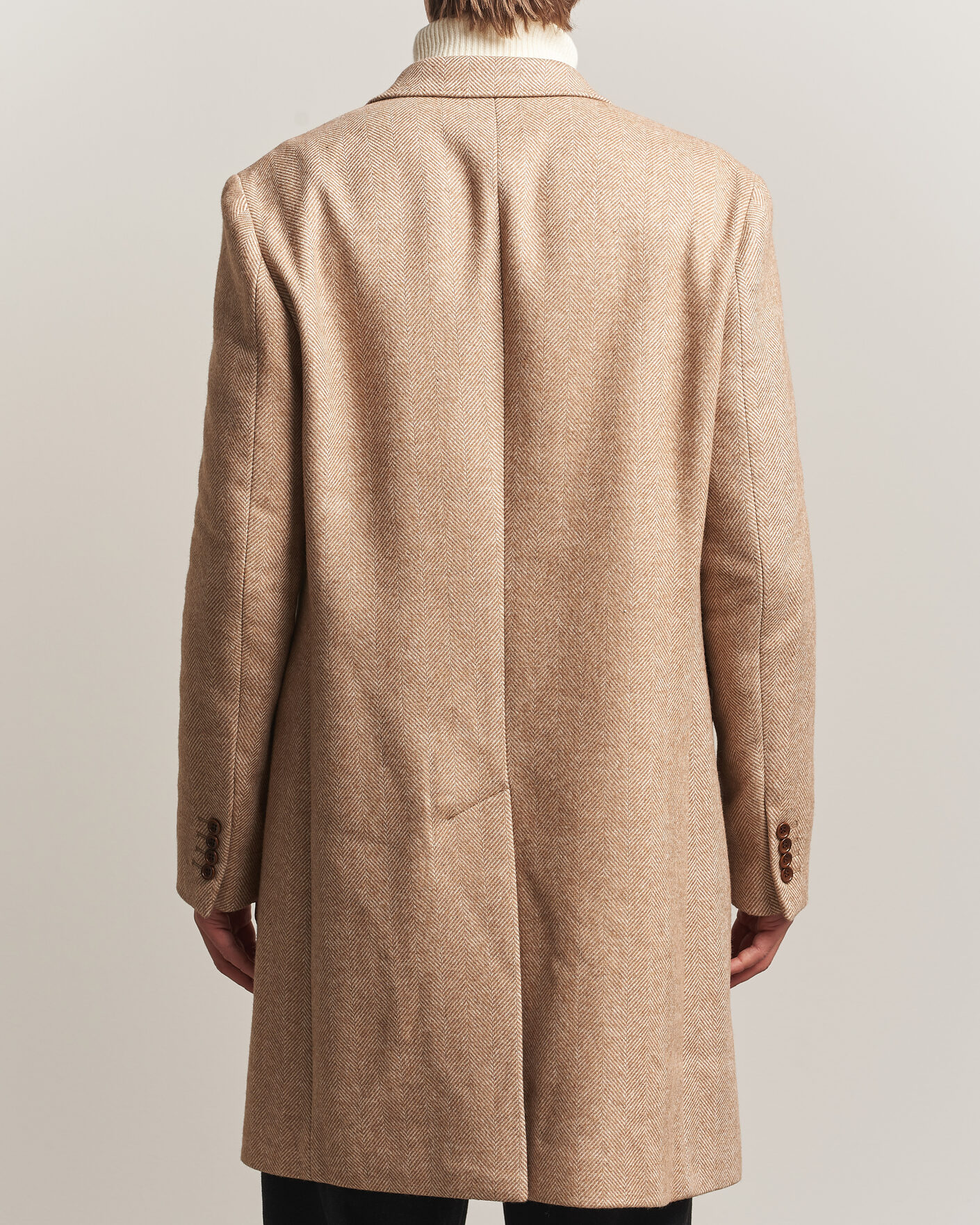 Uomini | Giacche | Morris | Herringbone DB Coat Camel