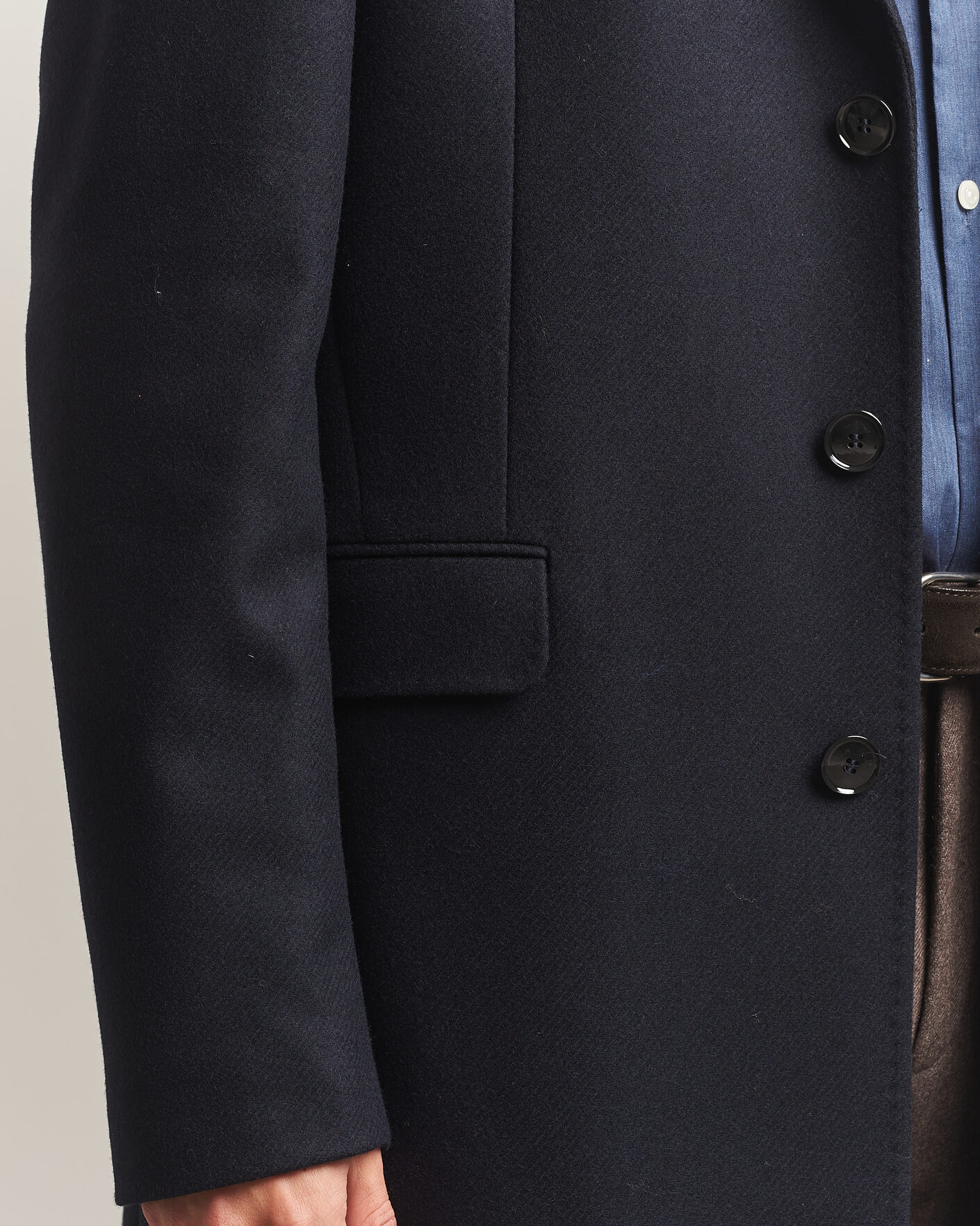 Uomini | Giacche | Morris | Ben Wool Coat Navy