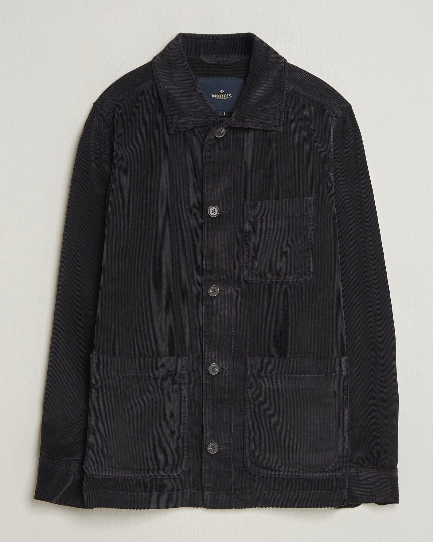 Uomini | Camicie | Morris | Fenix Cord Shirt Jacket Blue