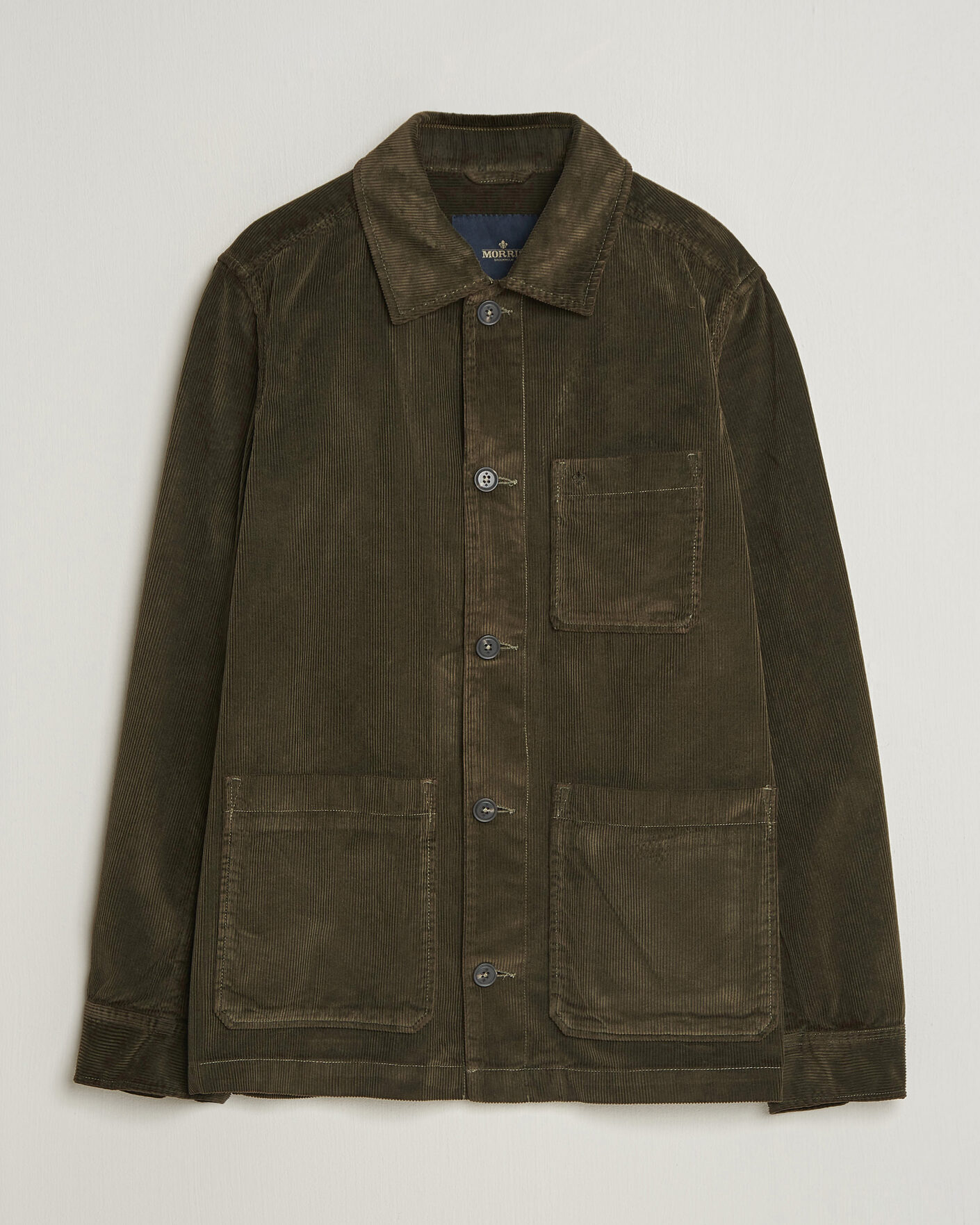 Uomini | Camicie | Morris | Fenix Cord Shirt Jacket Olive
