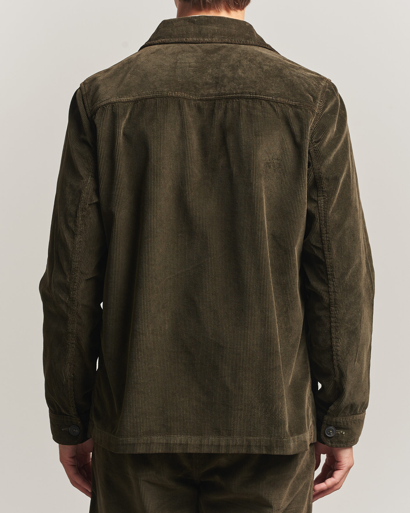 Uomini | Camicie | Morris | Fenix Cord Shirt Jacket Olive