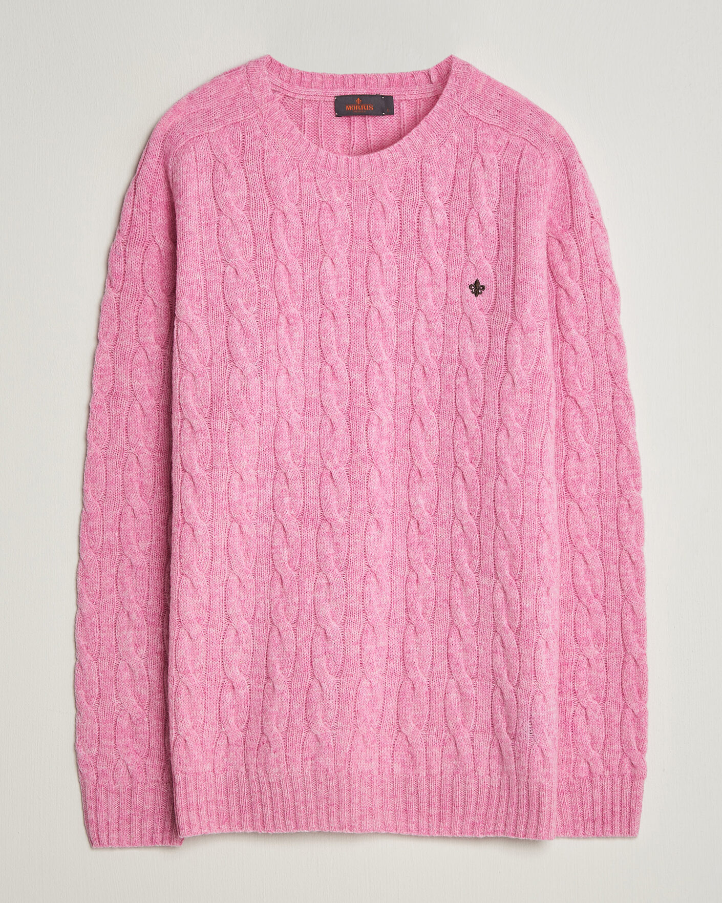 Uomini | Maglieria | Morris | Archard Cable Sweater Pink