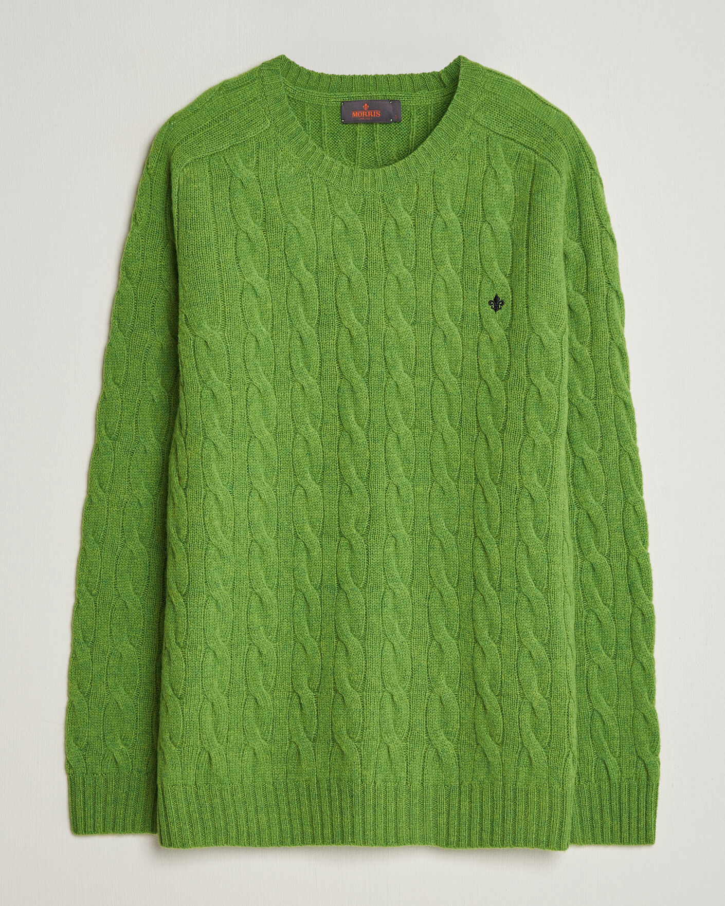 Uomini | Maglieria | Morris | Archard Cable Sweater Green