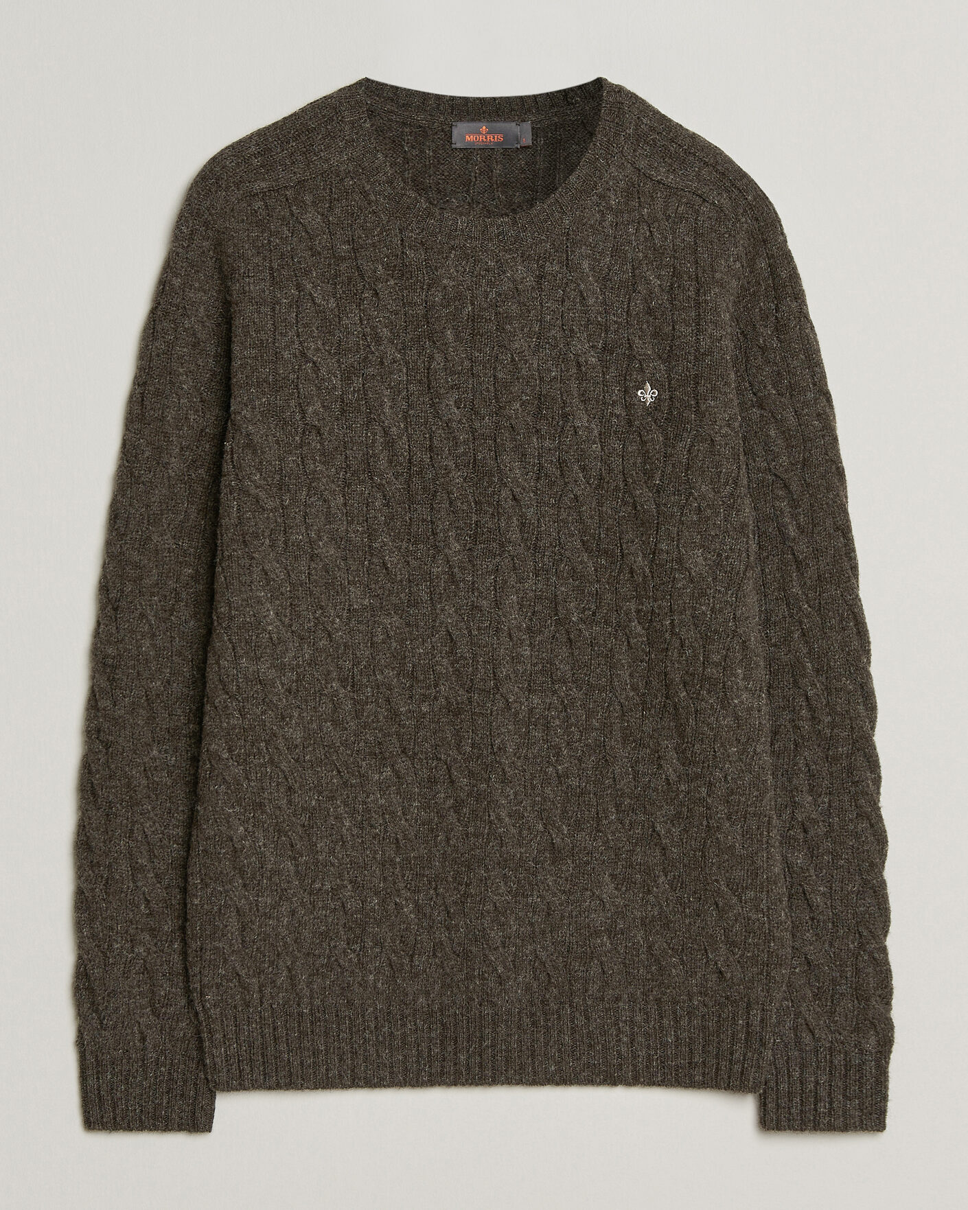 Uomini | Maglieria | Morris | Archard Cable Sweater Brown