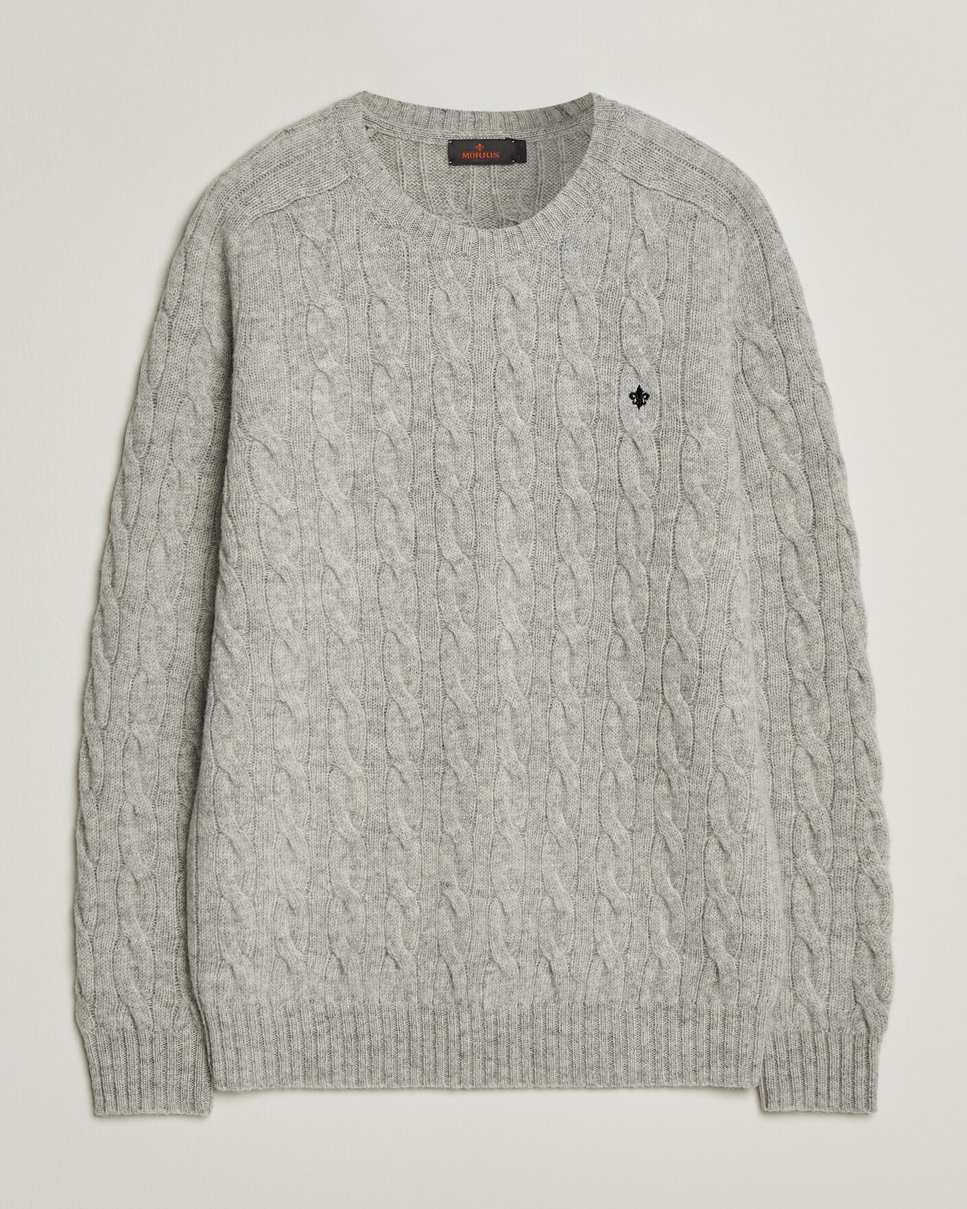 Uomini | Maglieria | Morris | Archard Cable Sweater Grey