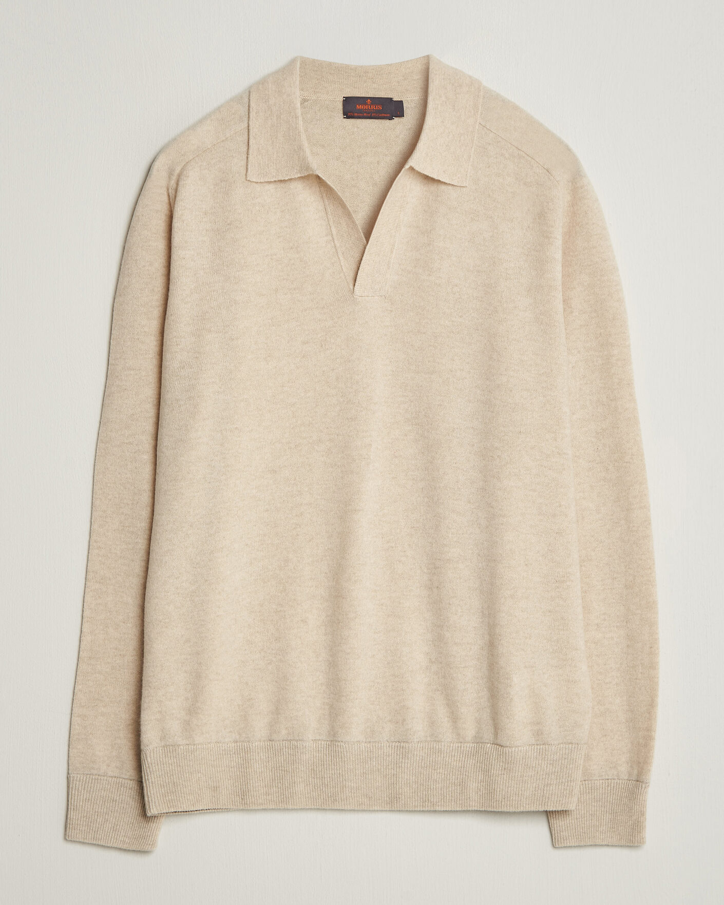 Uomini | Maglieria | Morris | Wilfred Cashmere Resort Polo Off White