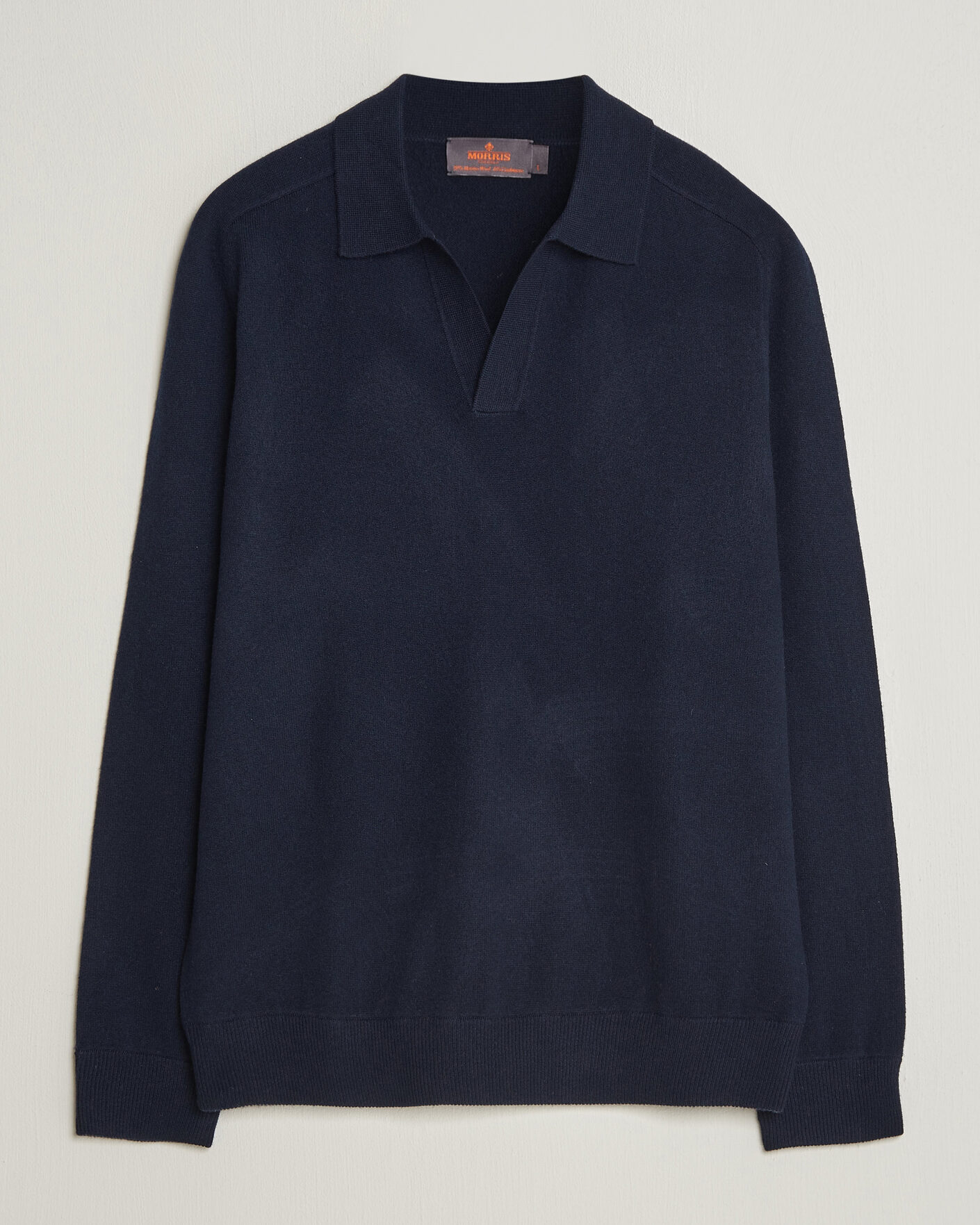 Uomini | Maglieria | Morris | Wilfred Cashmere Resort Polo Navy