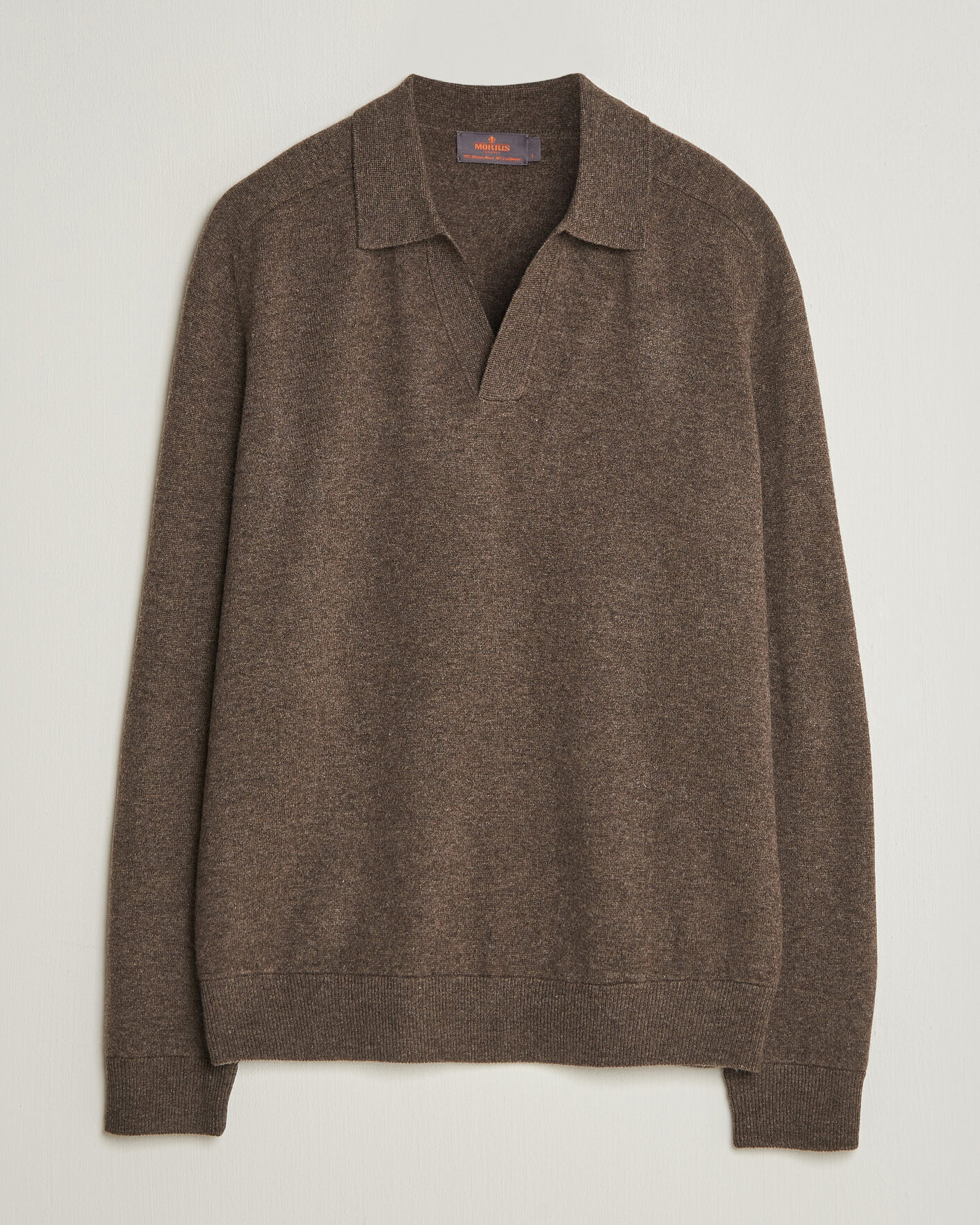 Uomini | Maglieria | Morris | Wilfred Cashmere Resort Polo Brown