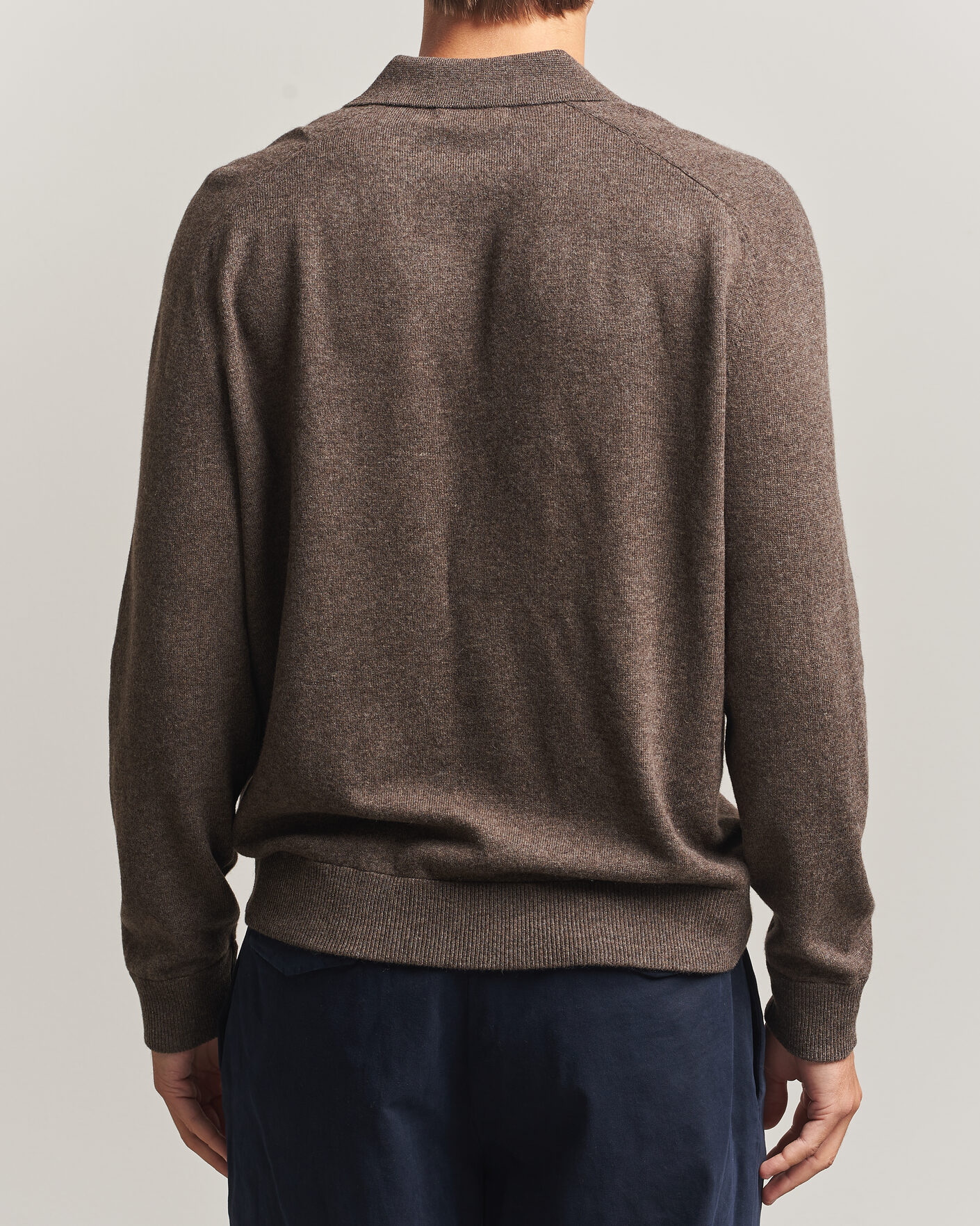 Uomini | Maglieria | Morris | Wilfred Cashmere Resort Polo Brown