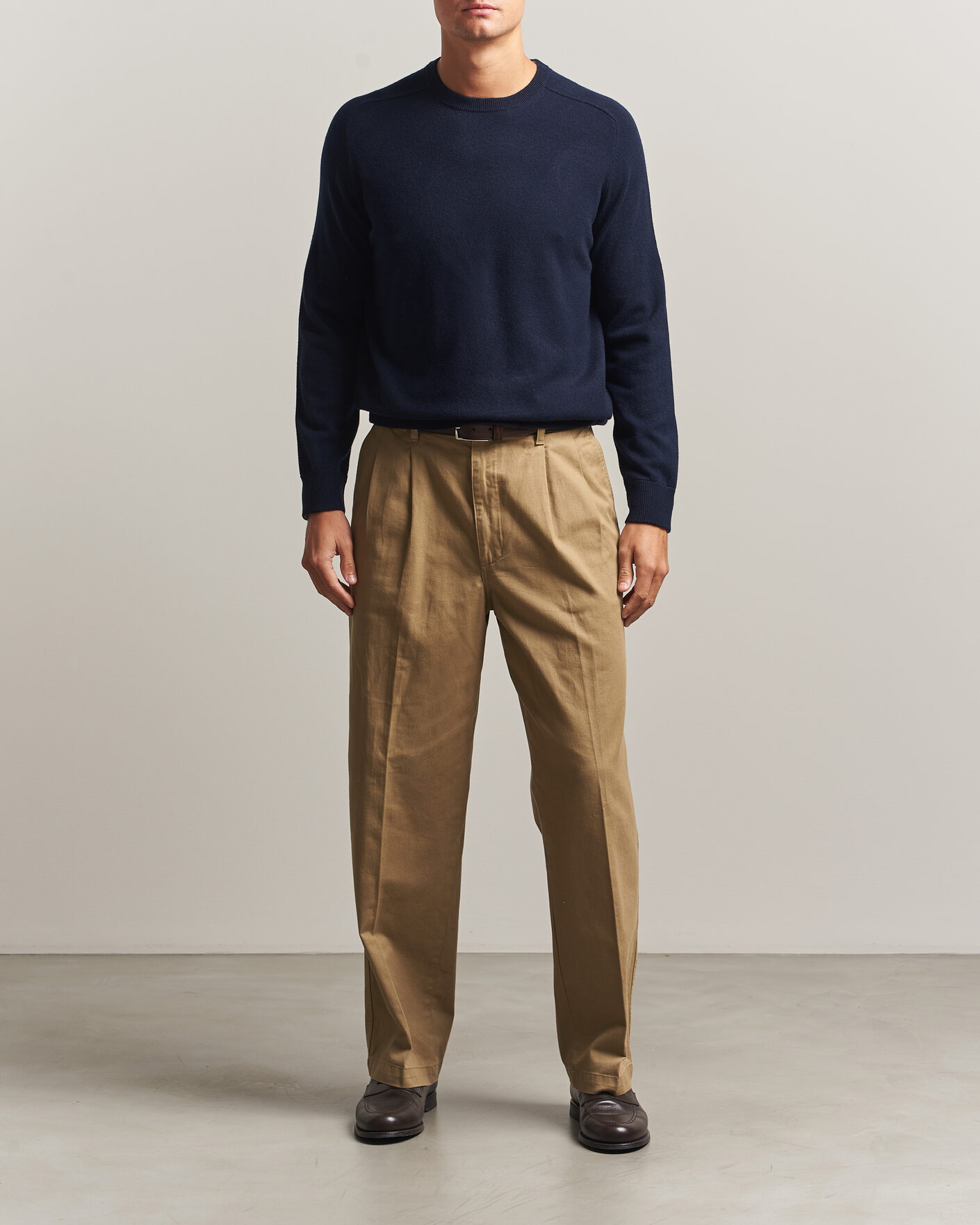 Uomini | Maglieria | Morris | Wilfred Cashmere O-Neck Navy