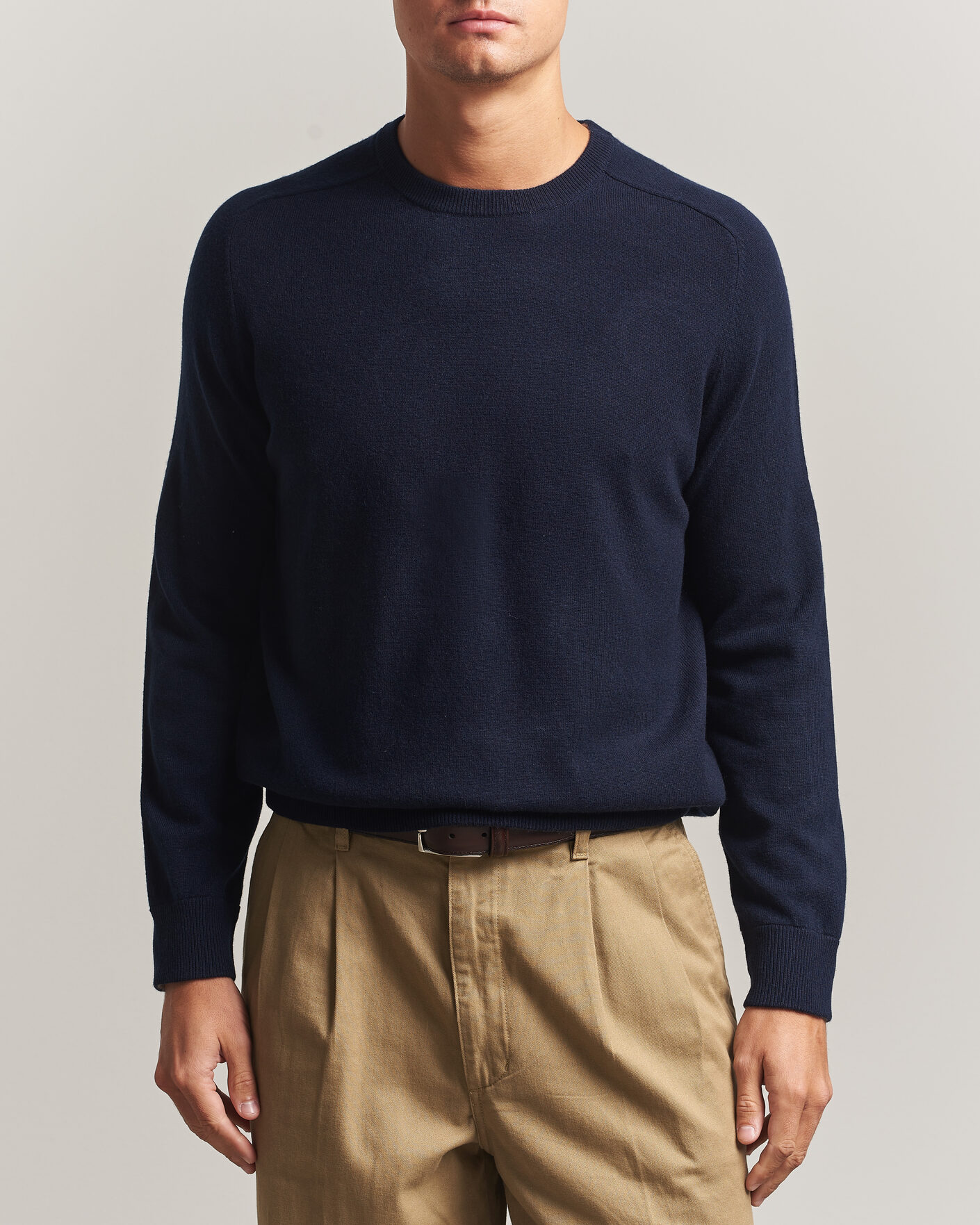 Uomini | Maglieria | Morris | Wilfred Cashmere O-Neck Navy