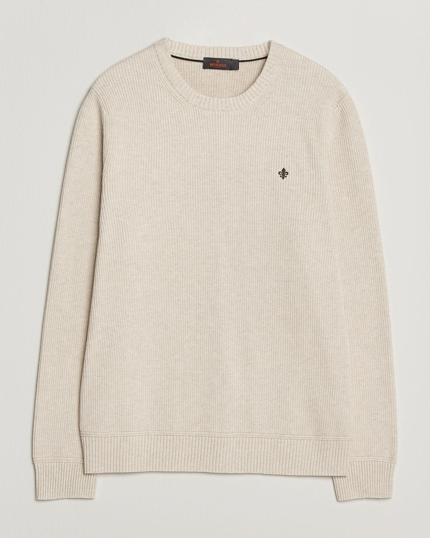 Uomini | Maglieria | Morris | Colin O-Neck Khaki