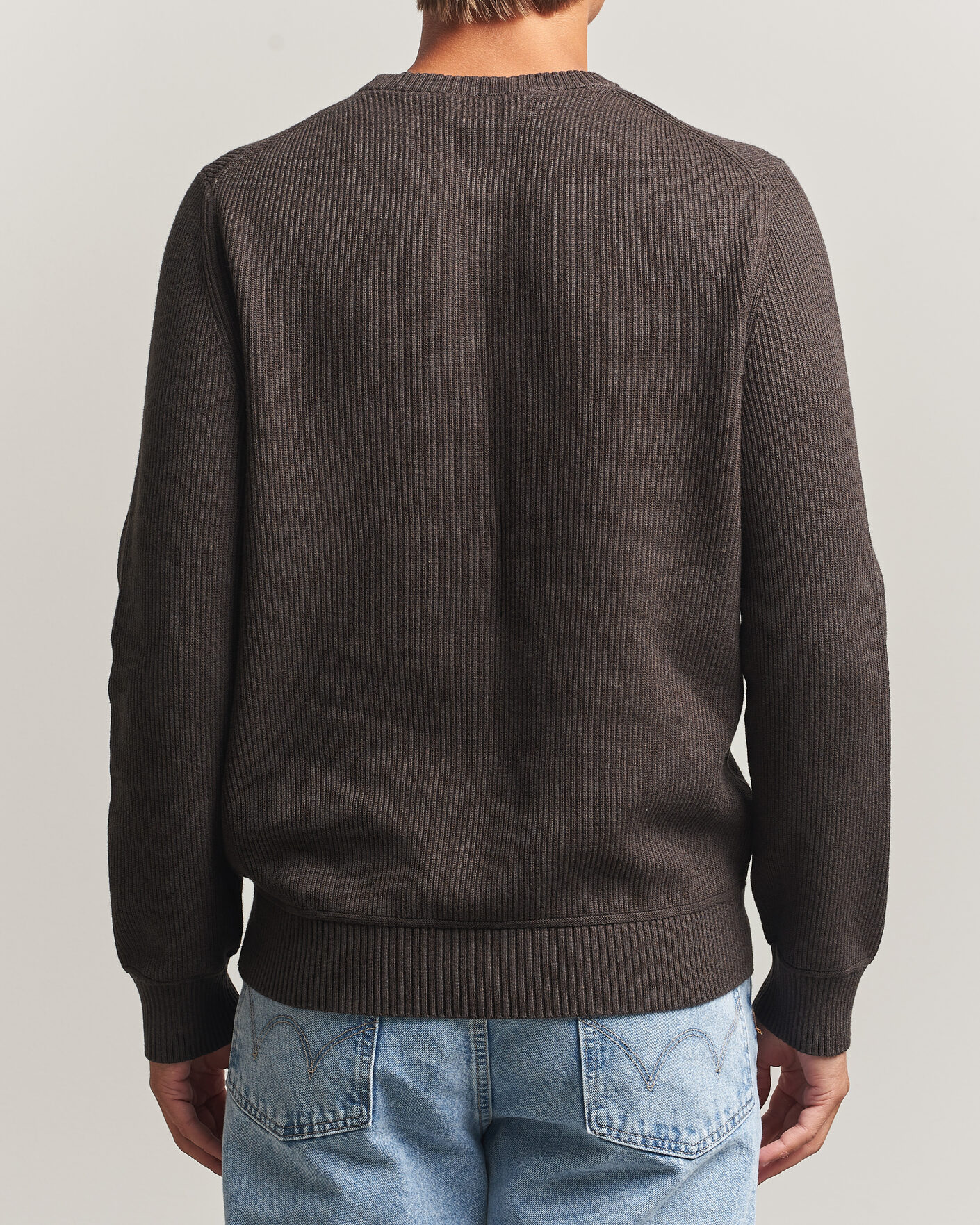 Uomini | Maglieria | Morris | Colin O-Neck Brown