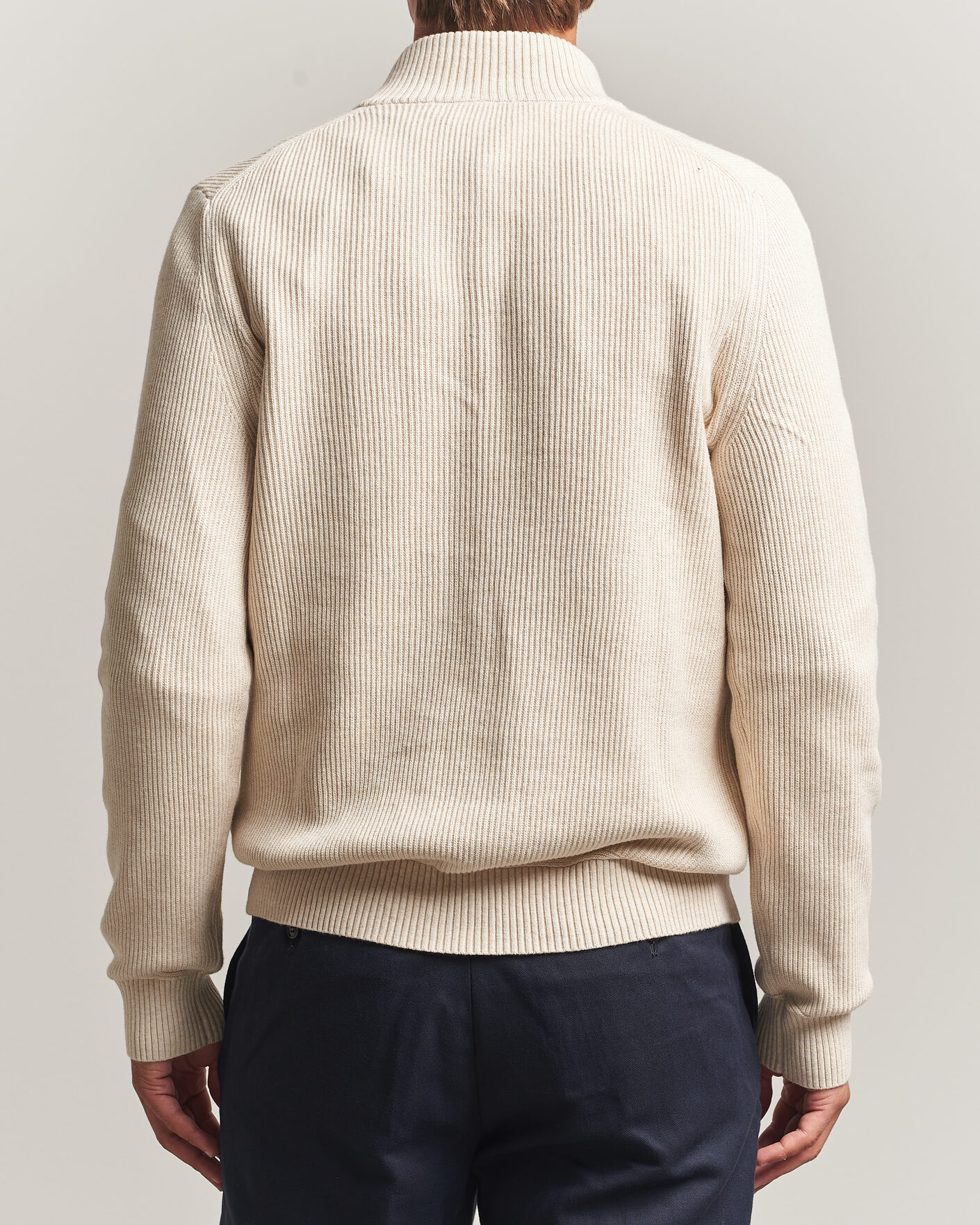 Uomini | Maglieria | Morris | Colin Half Zip Khaki