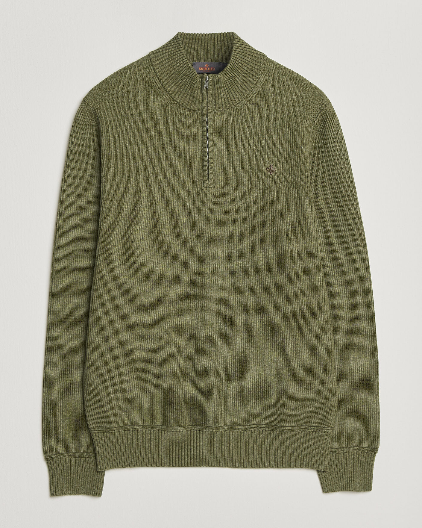 Uomini | Maglieria | Morris | Colin Half Zip Olive