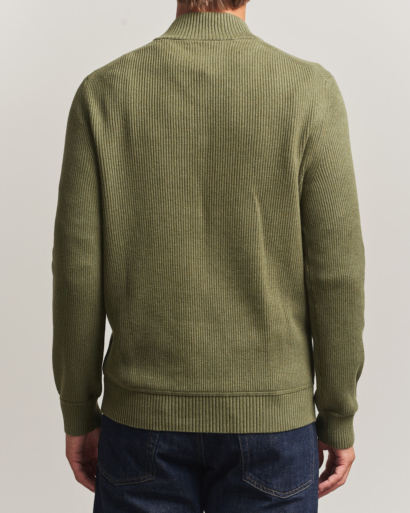 Uomini | Maglieria | Morris | Colin Half Zip Olive