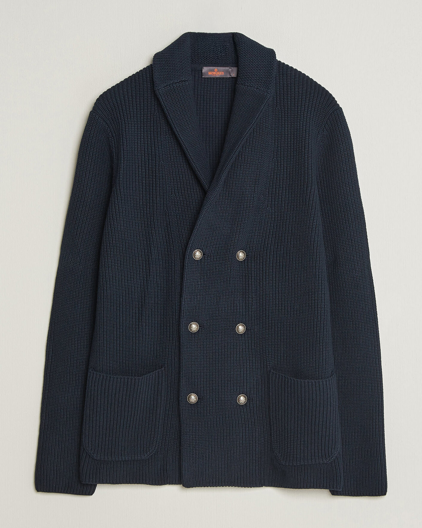 Uomini | Maglieria | Morris | Brayden DB Shawl Cardigan Navy