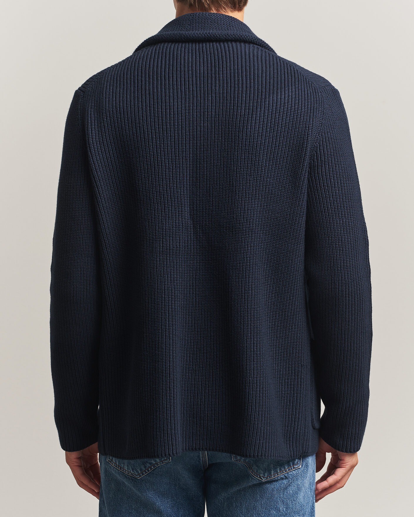 Uomini | Maglieria | Morris | Brayden DB Shawl Cardigan Navy