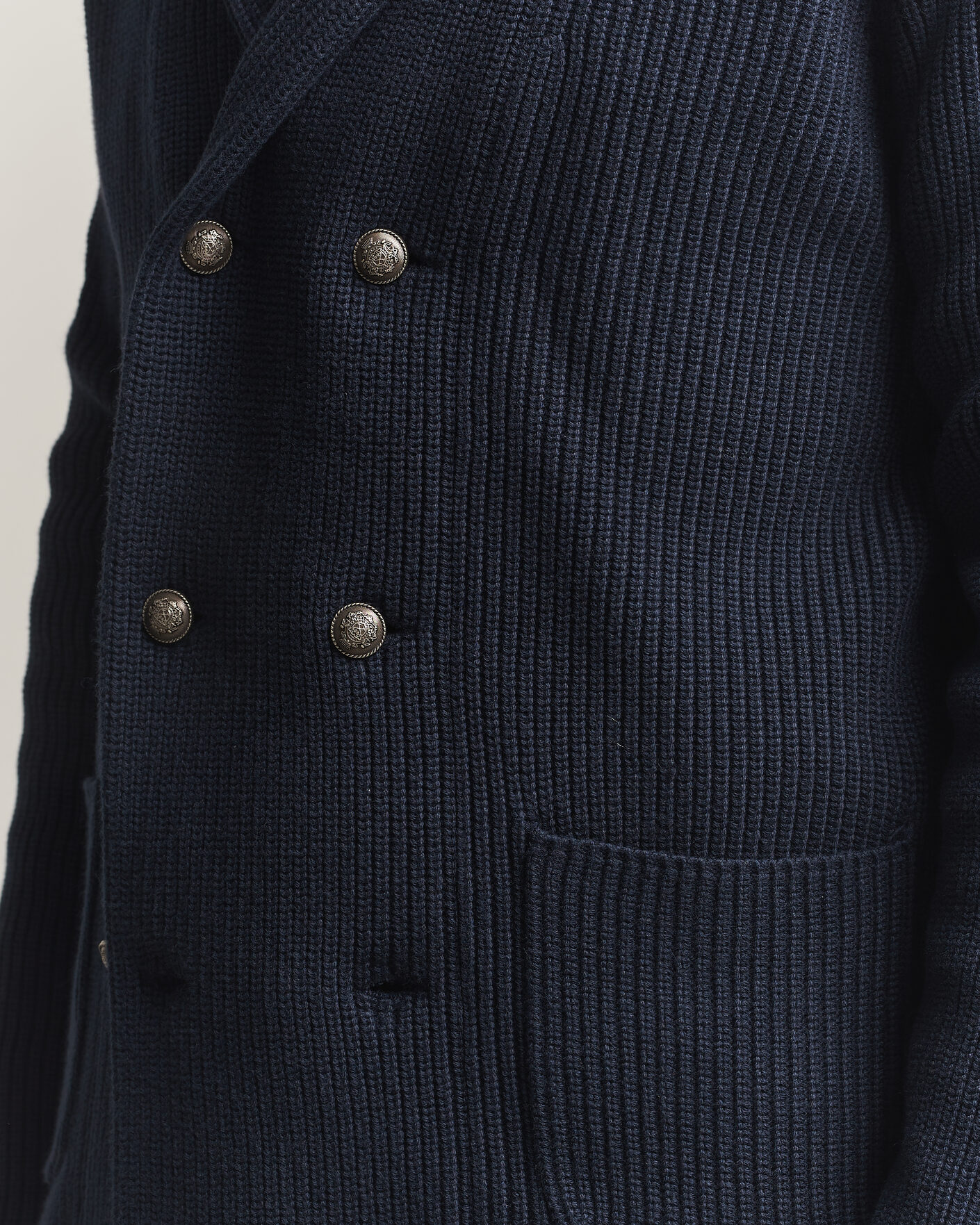 Uomini | Maglieria | Morris | Brayden DB Shawl Cardigan Navy