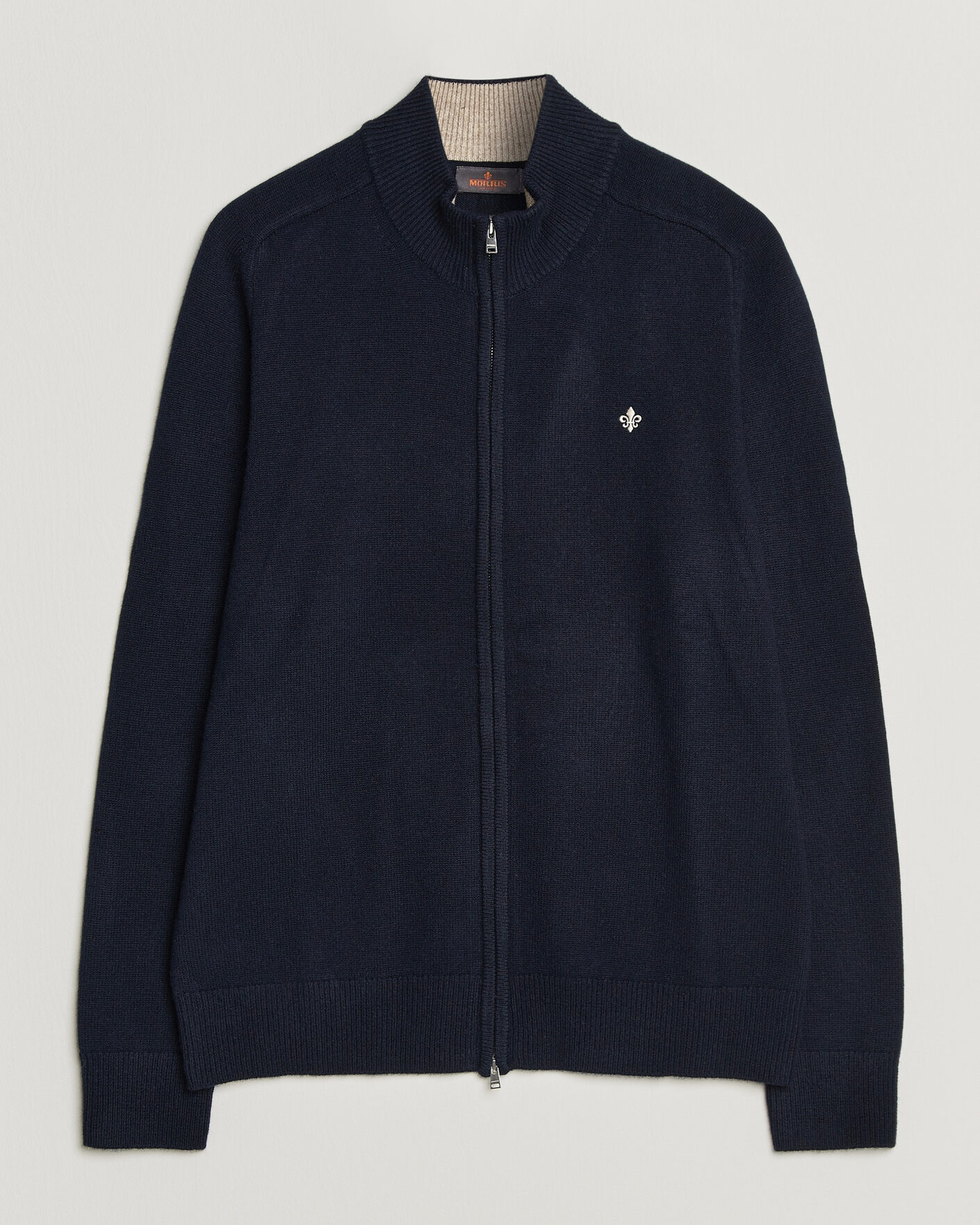 Uomini | Maglieria | Morris | Hertford Zip Cardigan Navy
