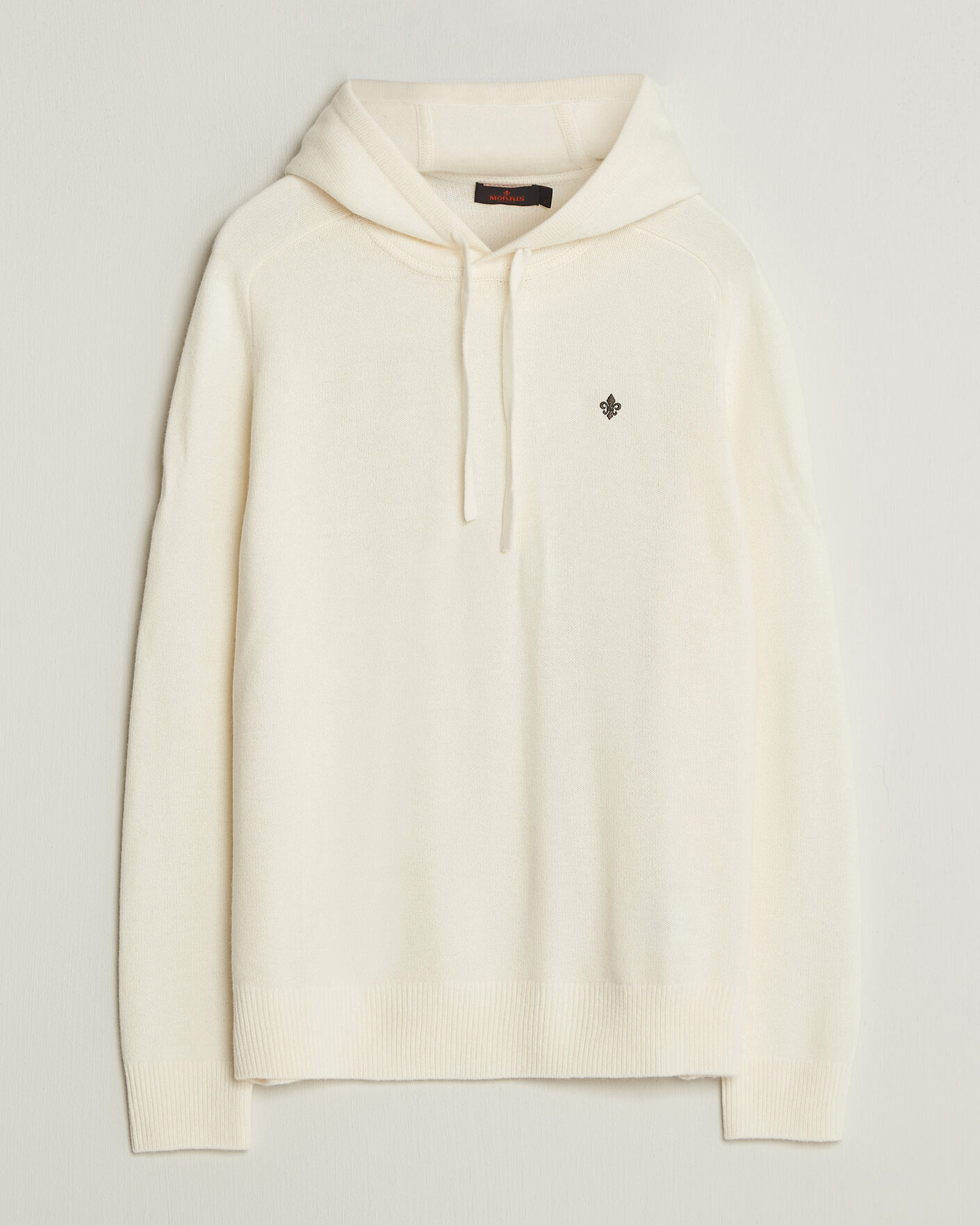 Uomini | Maglieria | Morris | Hertford Lambswool Hoodie Off White