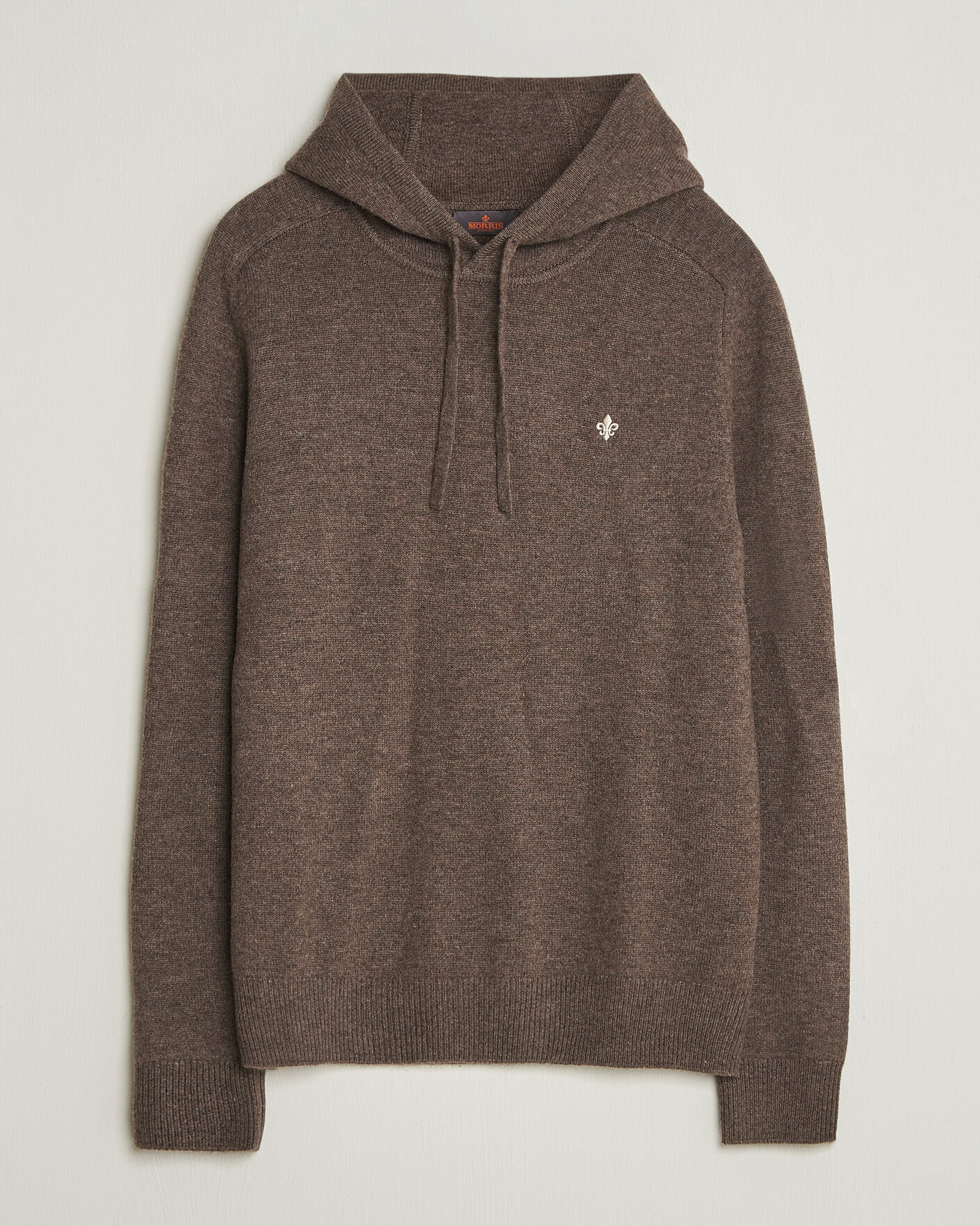 Uomini | Maglieria | Morris | Hertford Lambswool Hoodie Brown