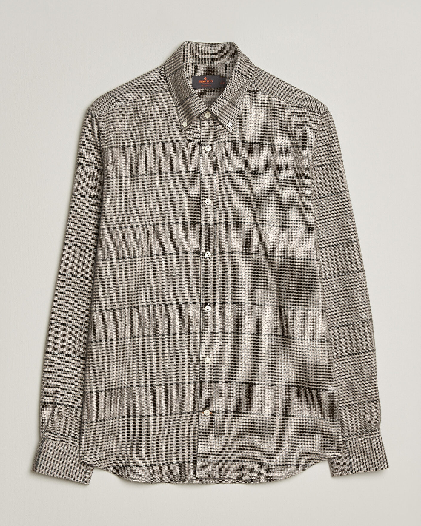 Uomini | Camicie | Morris | Soft Lama Check Shirt Camel