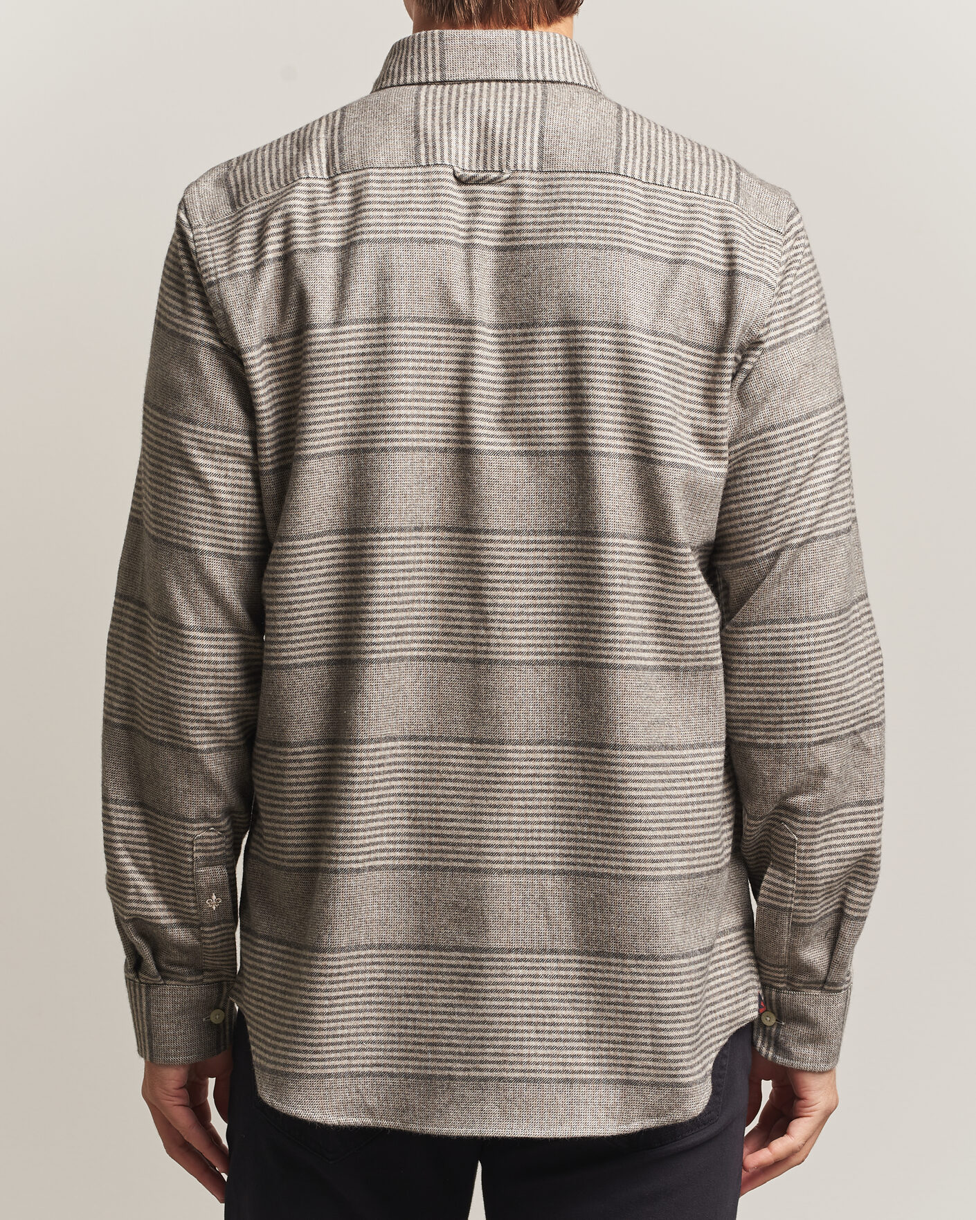 Uomini | Camicie | Morris | Soft Lama Check Shirt Camel