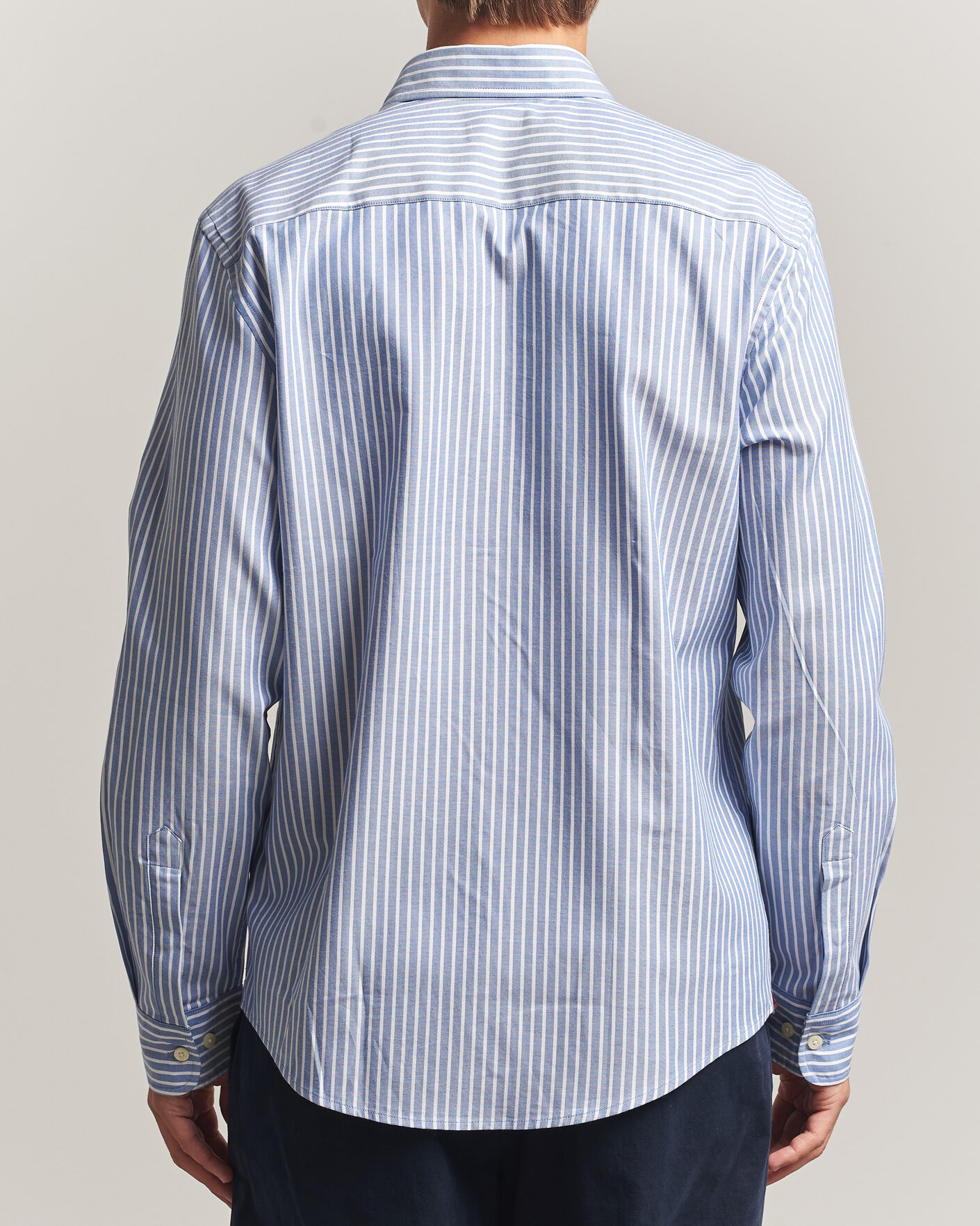 Uomini | Camicie | Morris | Fine Oxford Shirt Blue