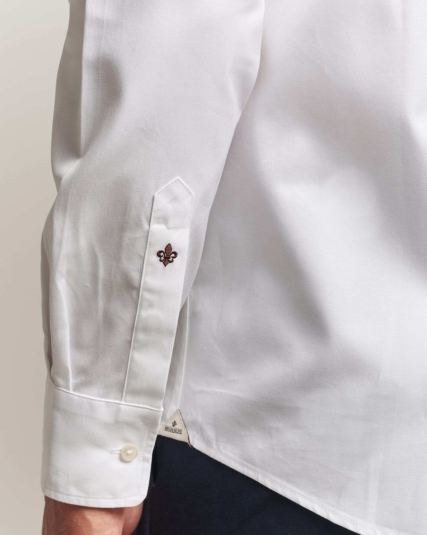 Uomini | Camicie | Morris | Twill Shirt White