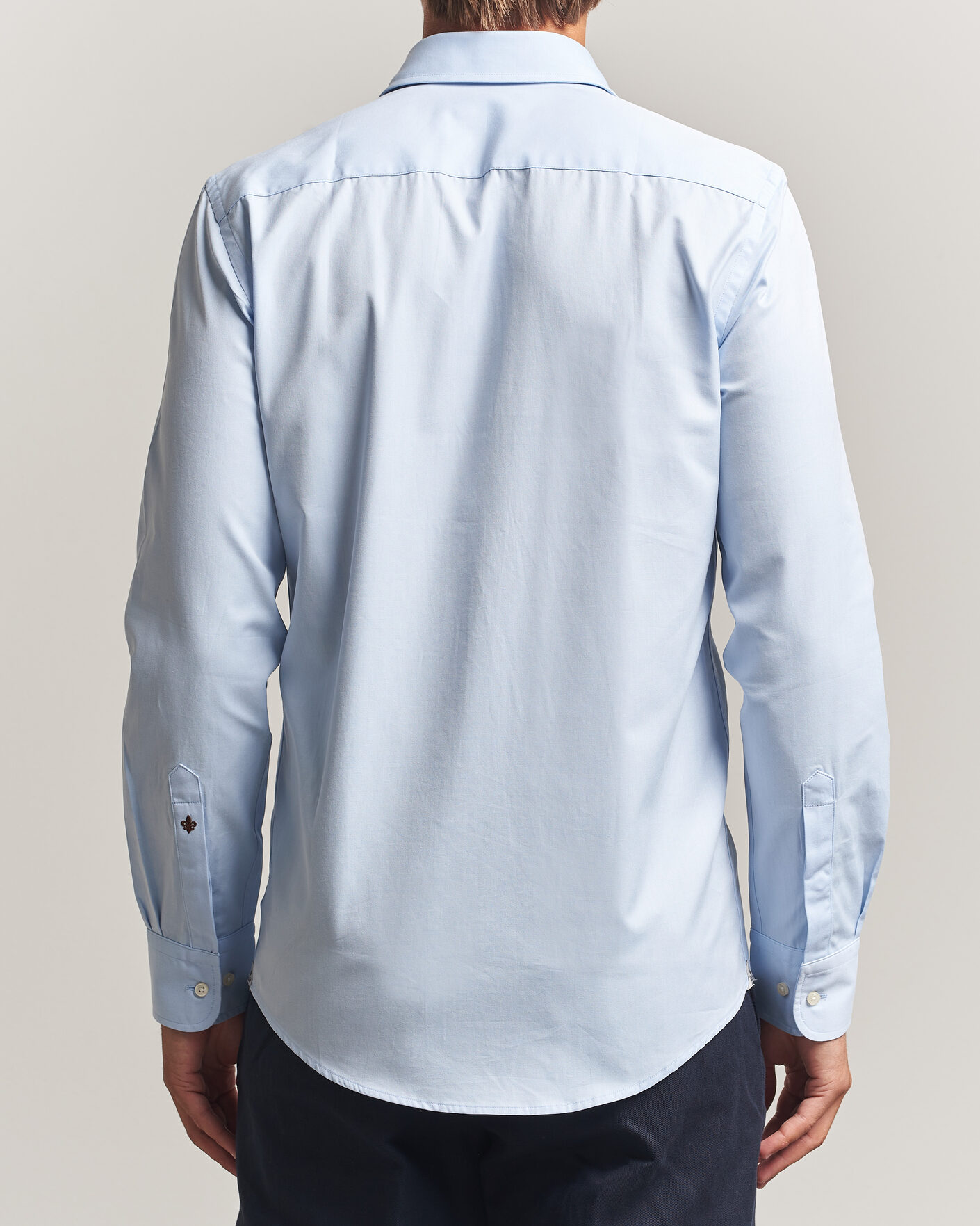 Uomini | Camicie | Morris | Twill Shirt Light Blue