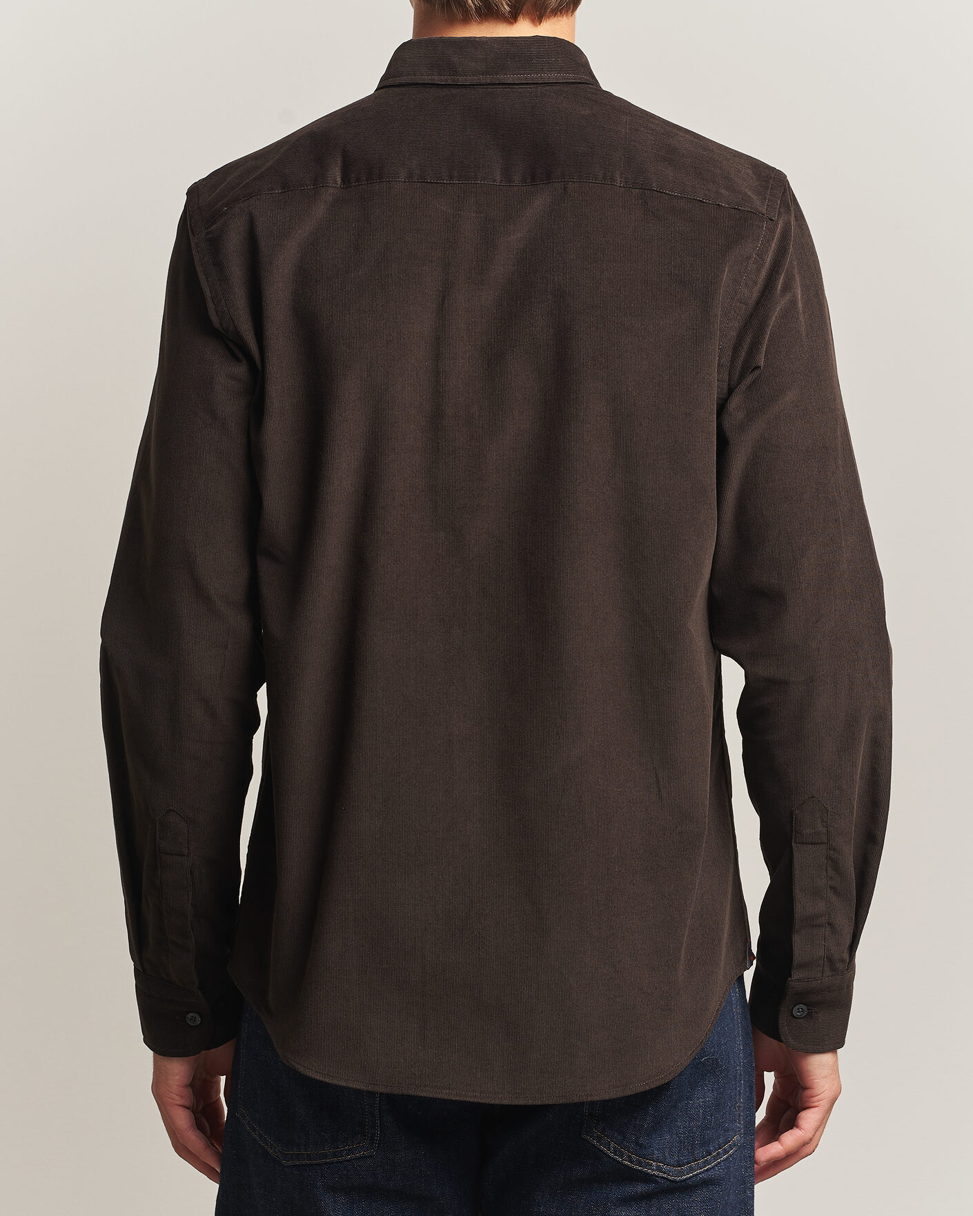 Uomini | Camicie | Morris | Douglas Cord Shirt Brown