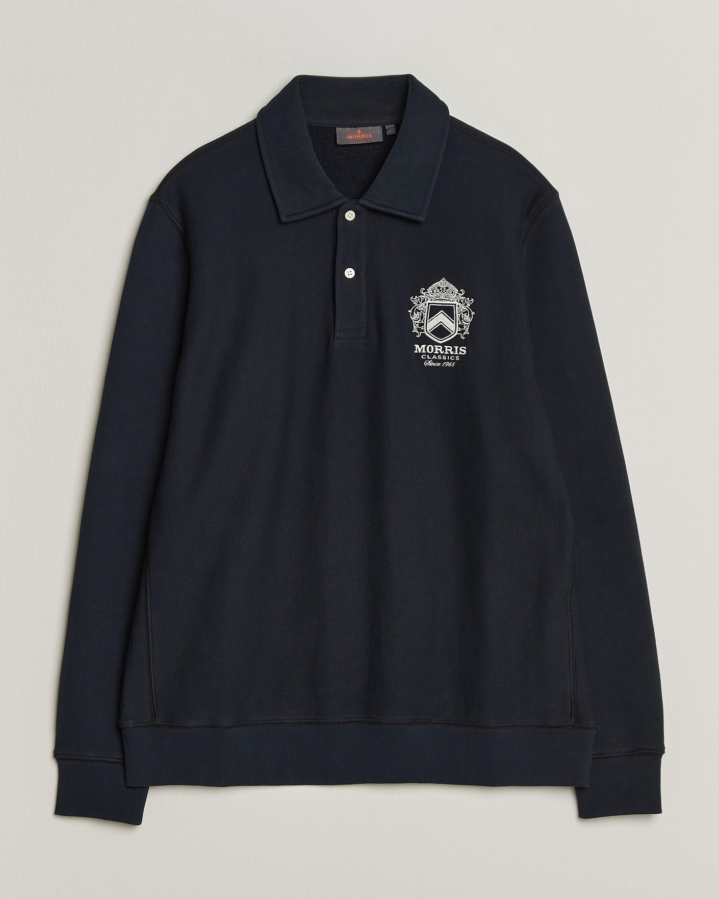 Uomini | Maglieria | Morris | Winston Polo Sweatshirt Old Blue