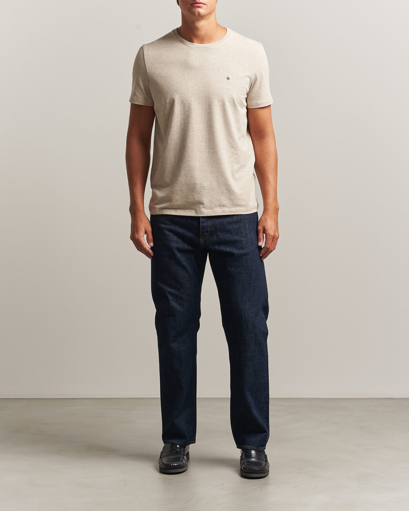 Uomini | T-shirt | Morris | James Crew Neck T-Shirt Khaki