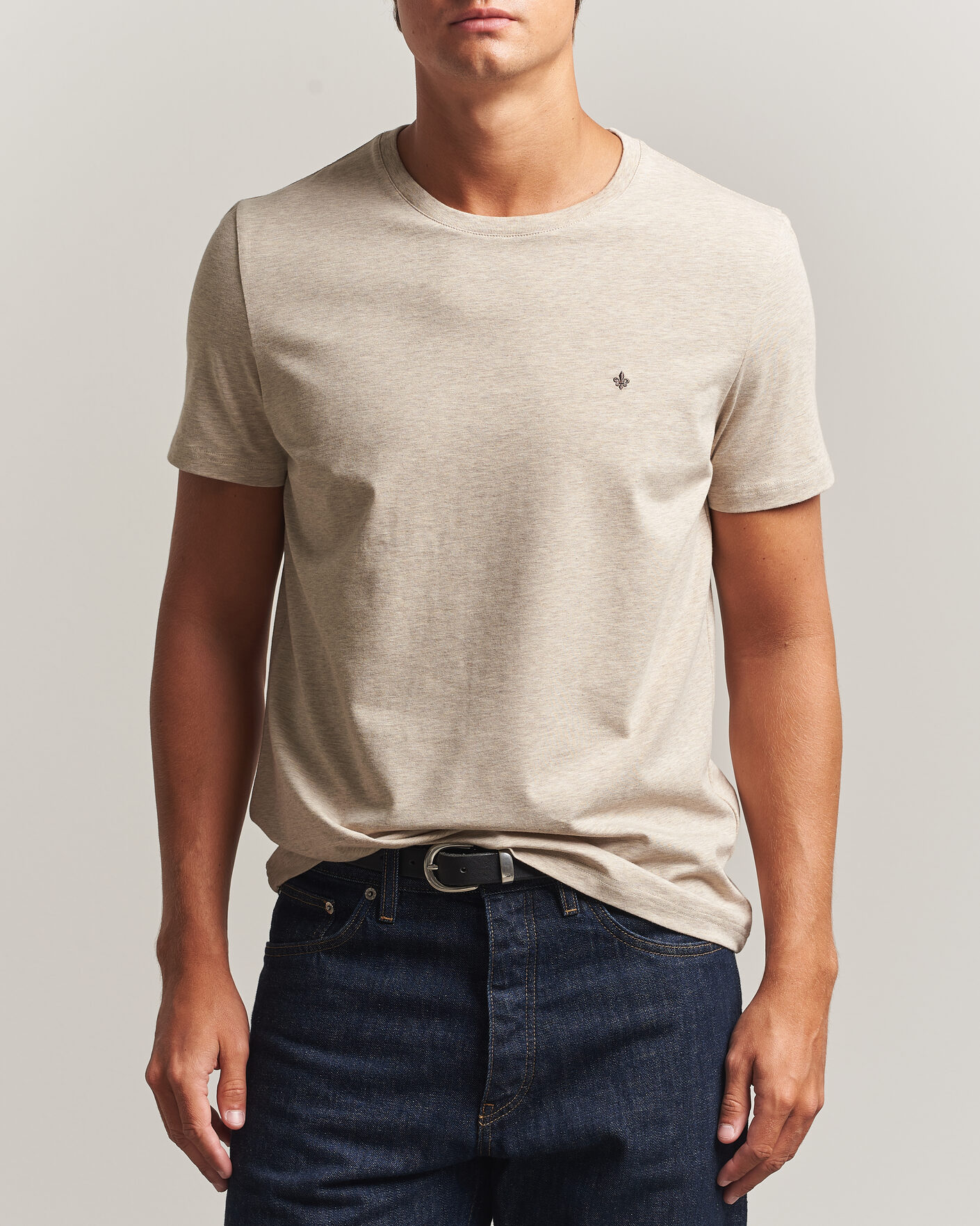 Uomini | T-shirt | Morris | James Crew Neck T-Shirt Khaki