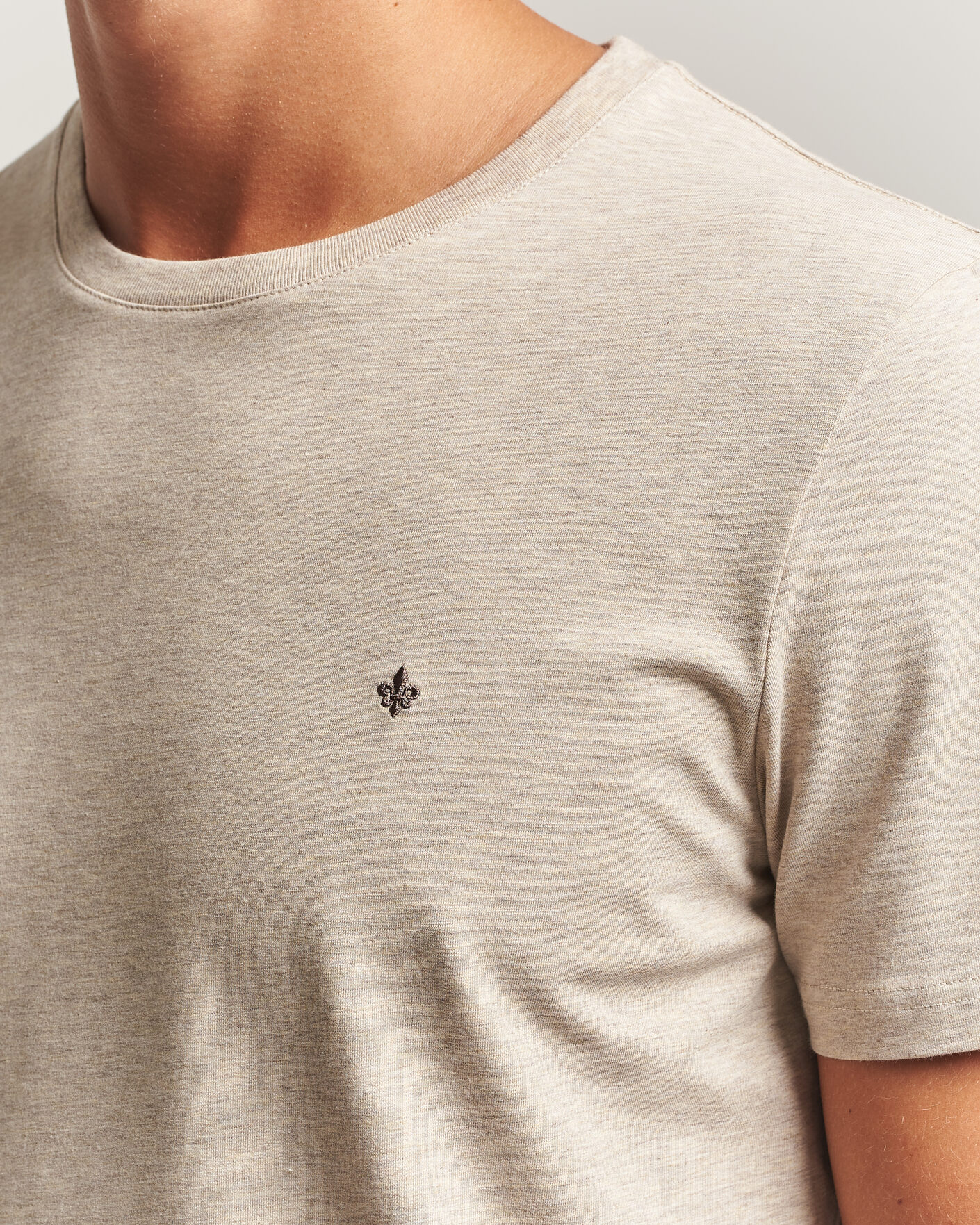 Uomini | T-shirt | Morris | James Crew Neck T-Shirt Khaki
