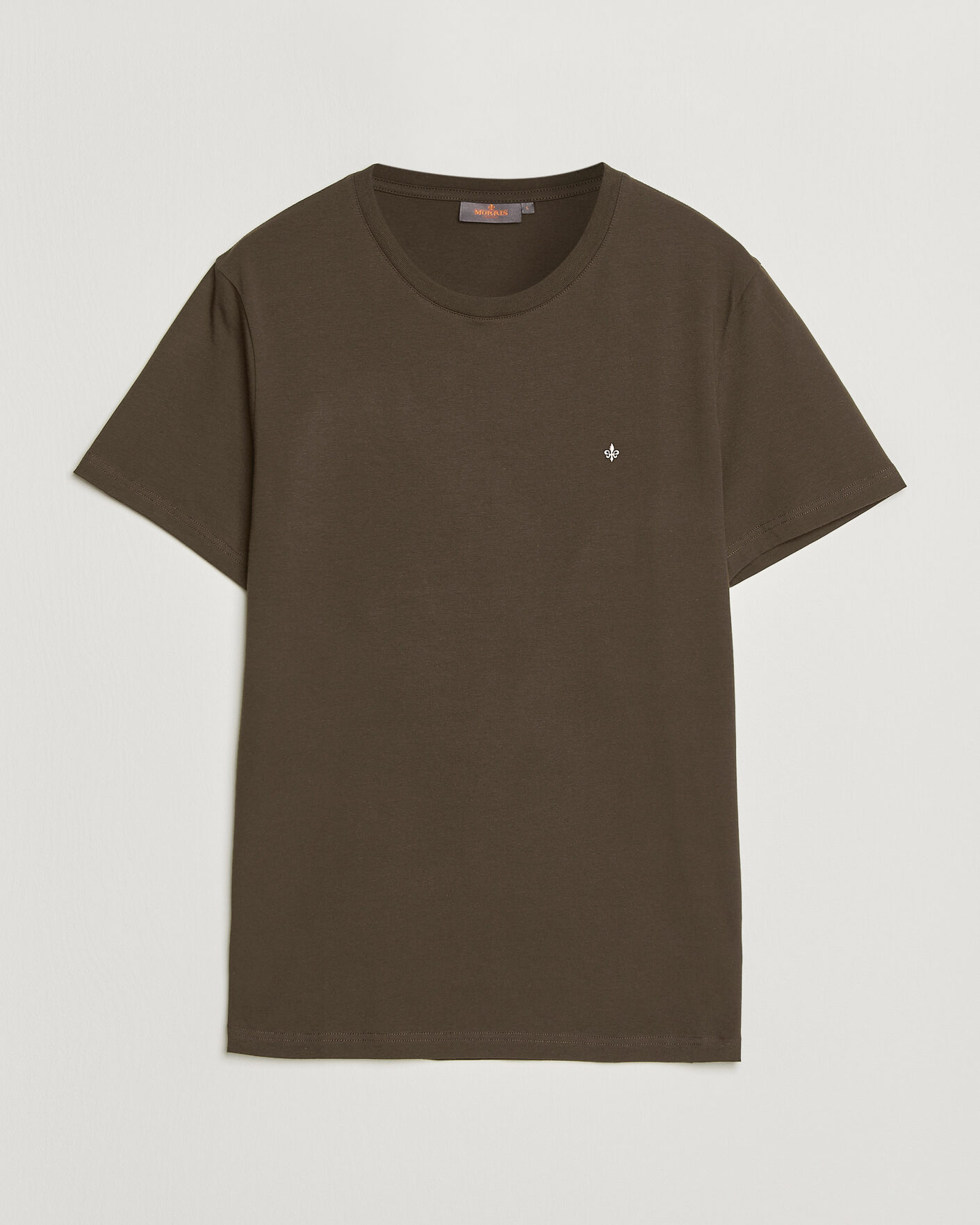 Uomini | T-shirt | Morris | James Crew Neck T-Shirt Brown