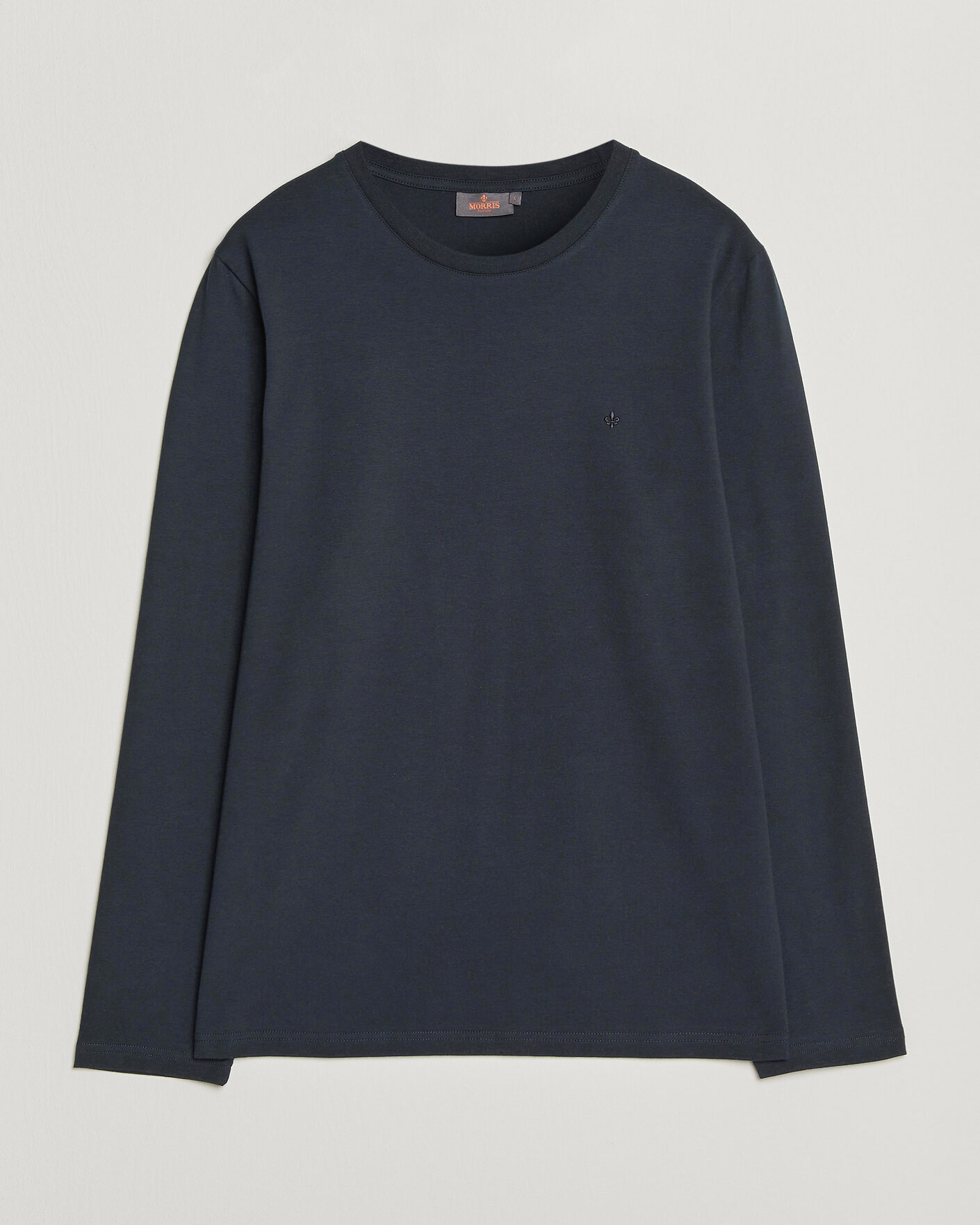 Uomini | T-shirt | Morris | James Long Sleeve T-Shirt Old Blue
