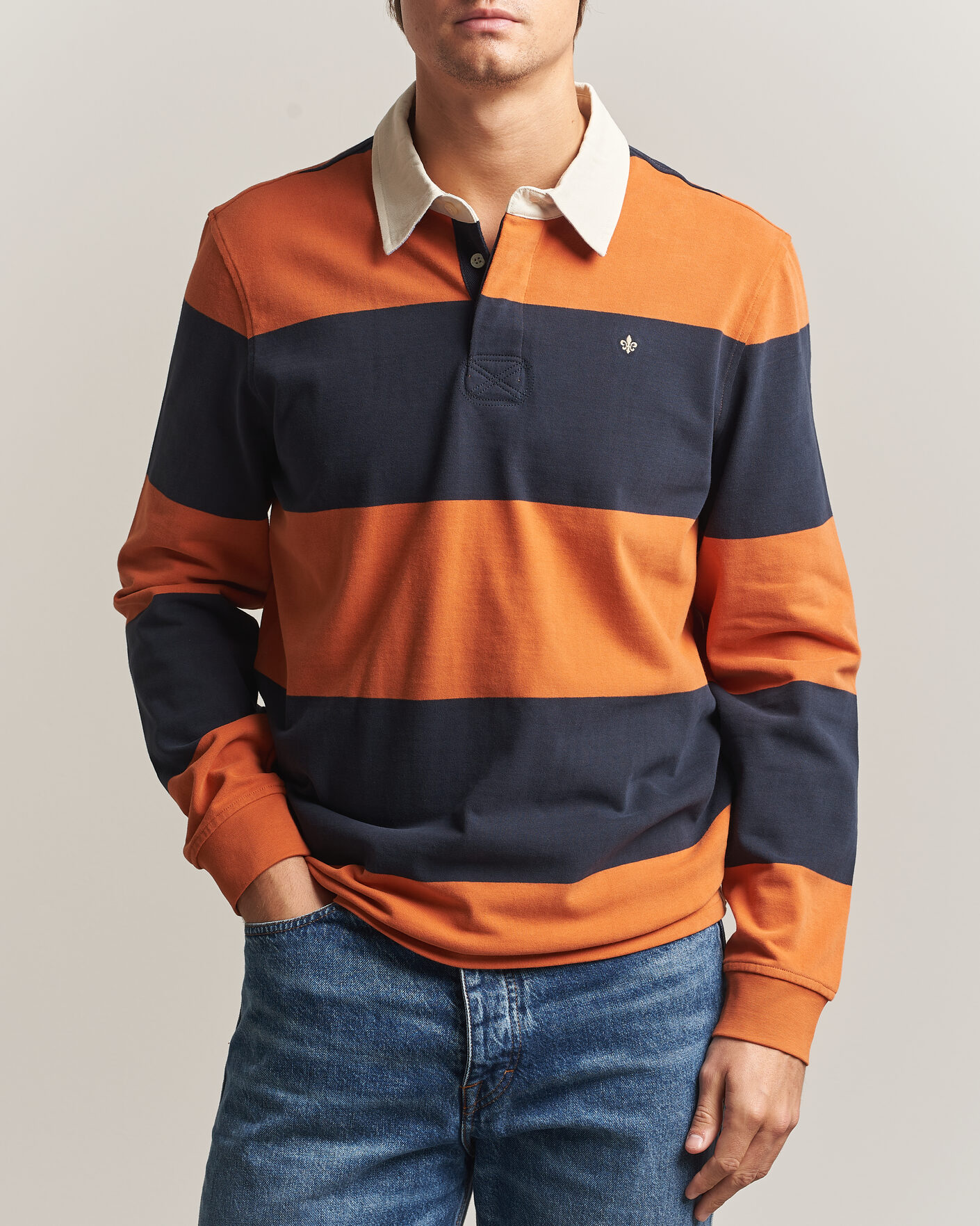 Uomini | Maglieria | Morris | Graham Rugger Orange