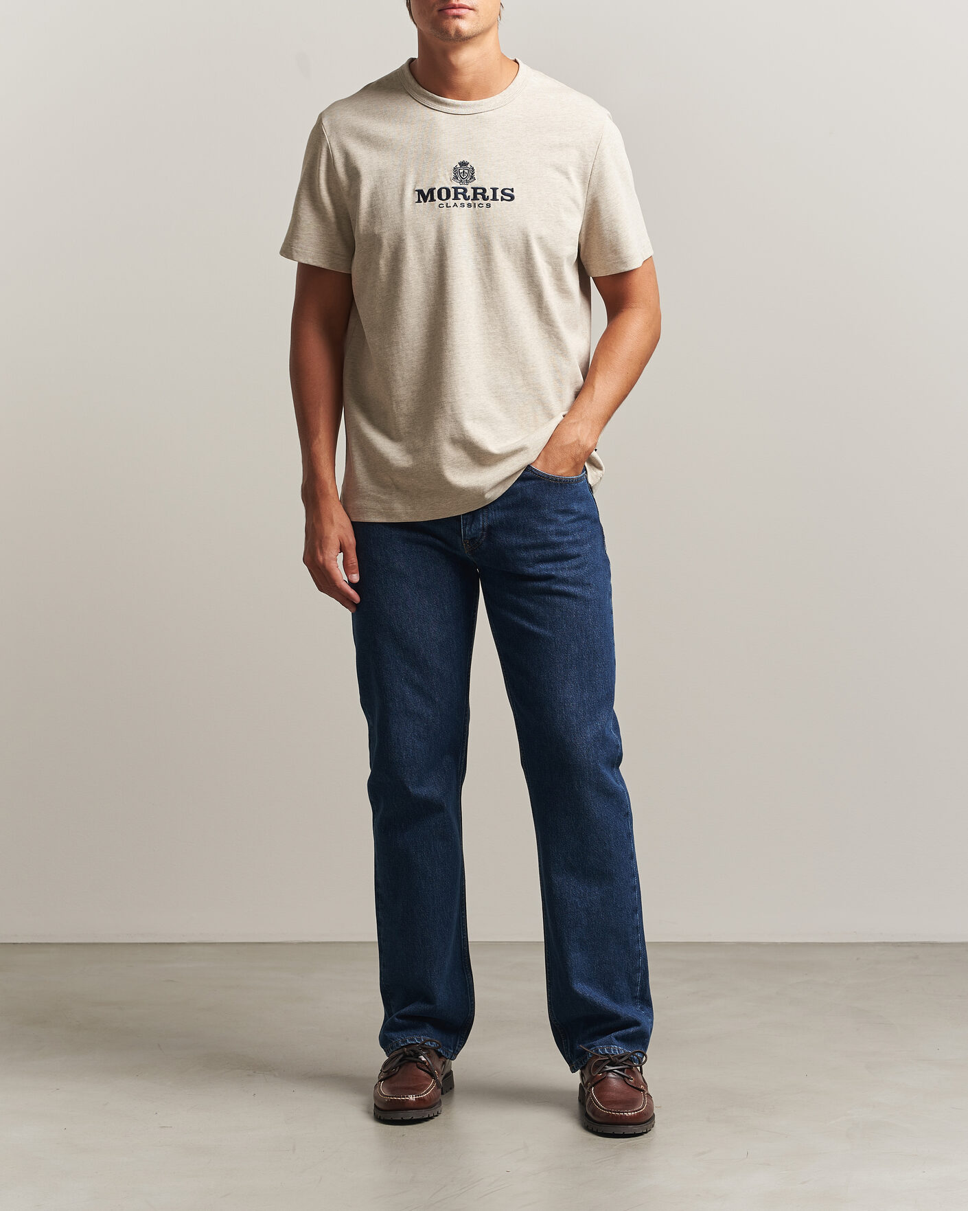 Uomini | T-shirt | Morris | Brian T-Shirt Khaki