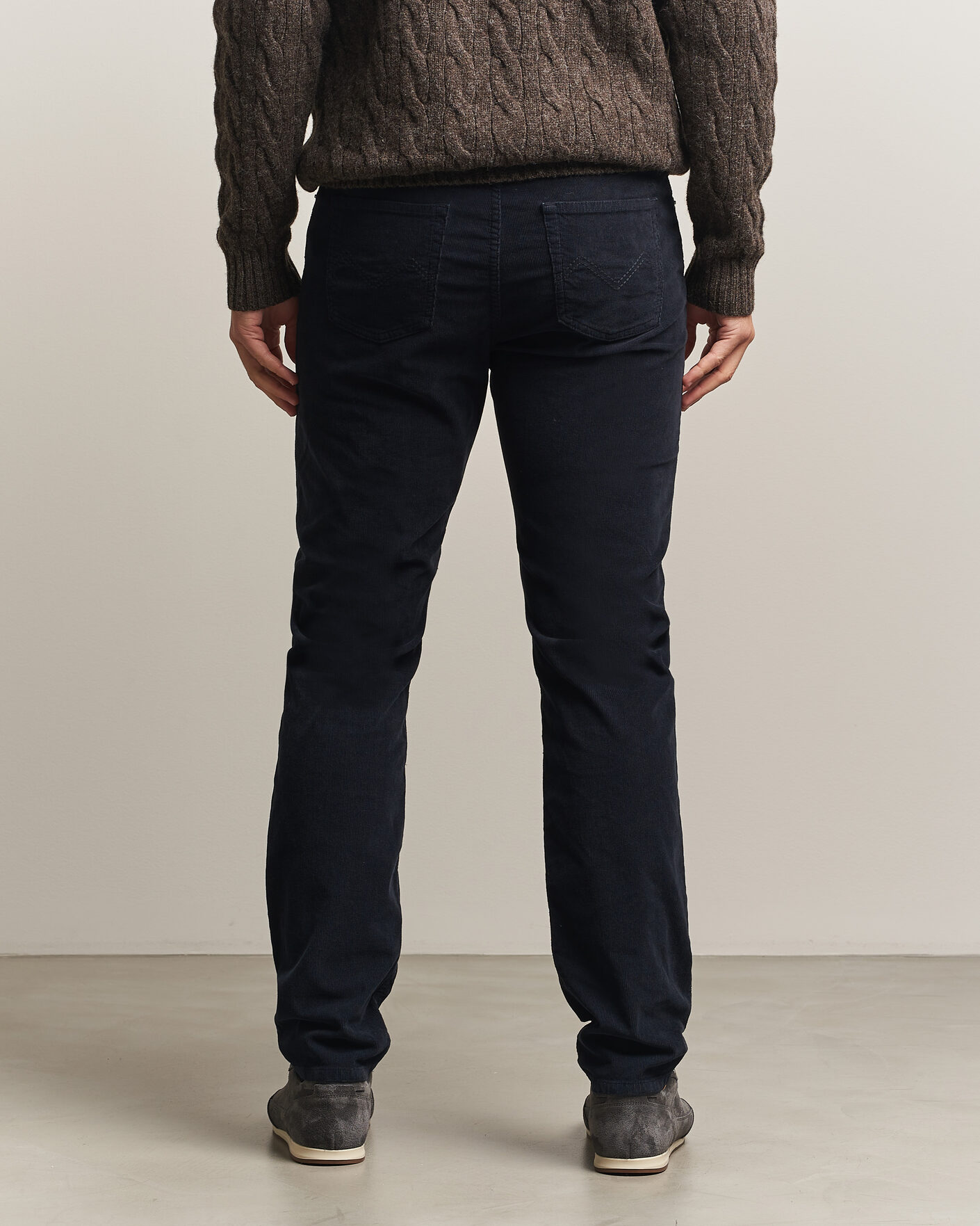 Uomini | Pantaloni | Morris | James Cord 5-Pocket Pants Navy