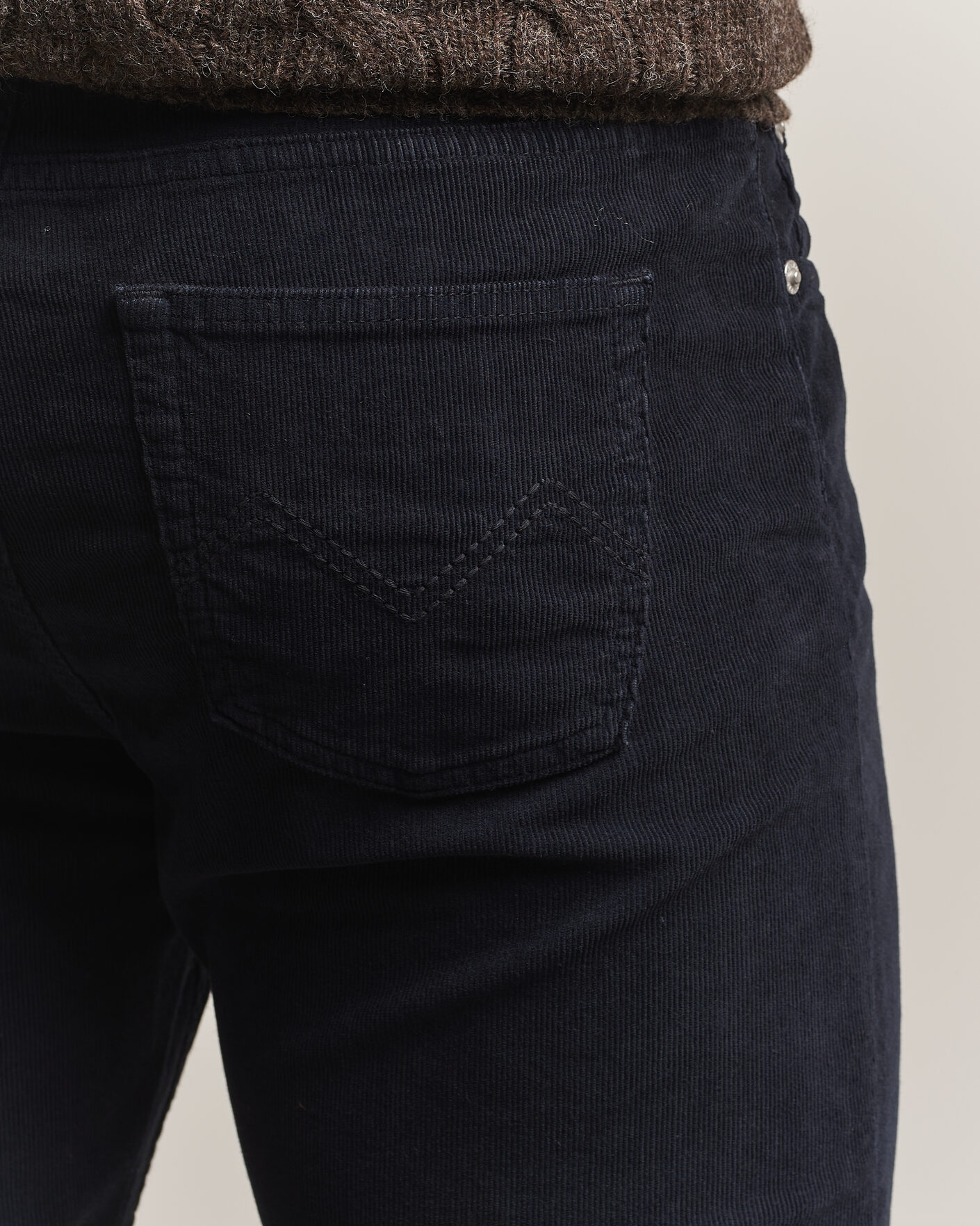 Uomini | Pantaloni | Morris | James Cord 5-Pocket Pants Navy